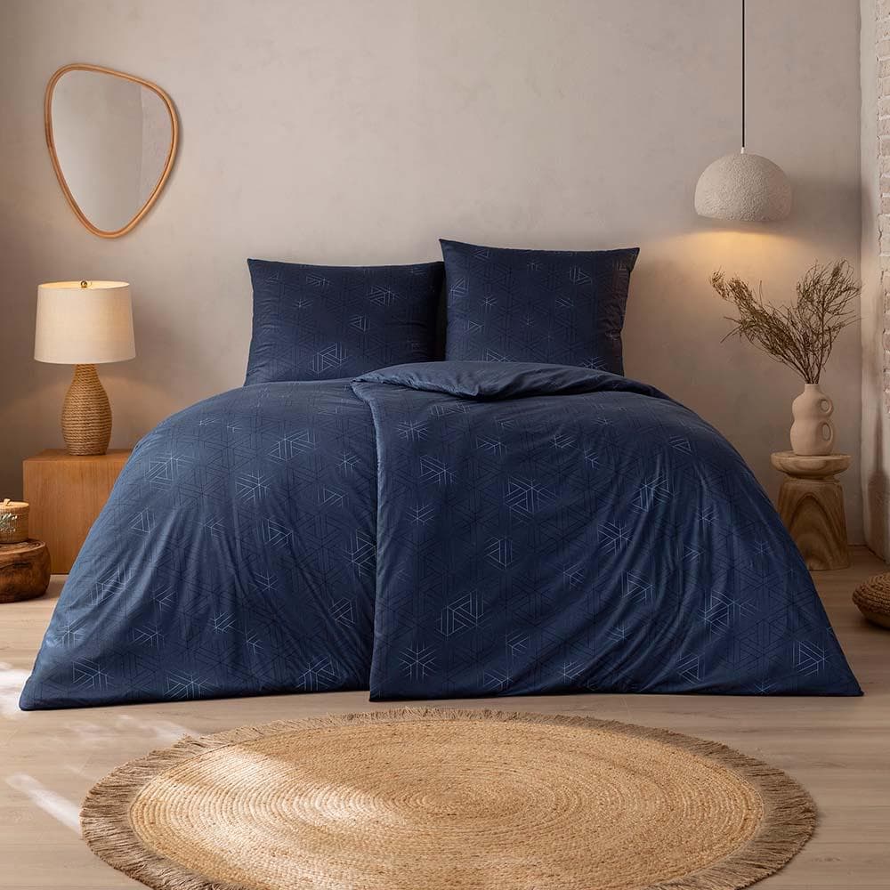 Estella Pippa Bettwäsche - Indigo Mako-Jersey