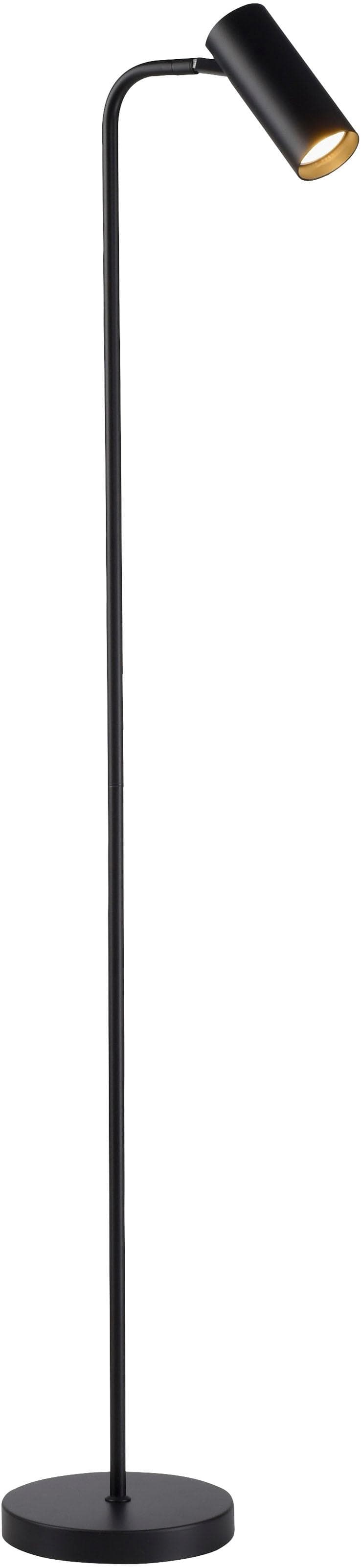 JUST LIGHT LED Stehlampe RIK SW, 1xGU10/2W, warmweiß, dreh- und schwenkbar