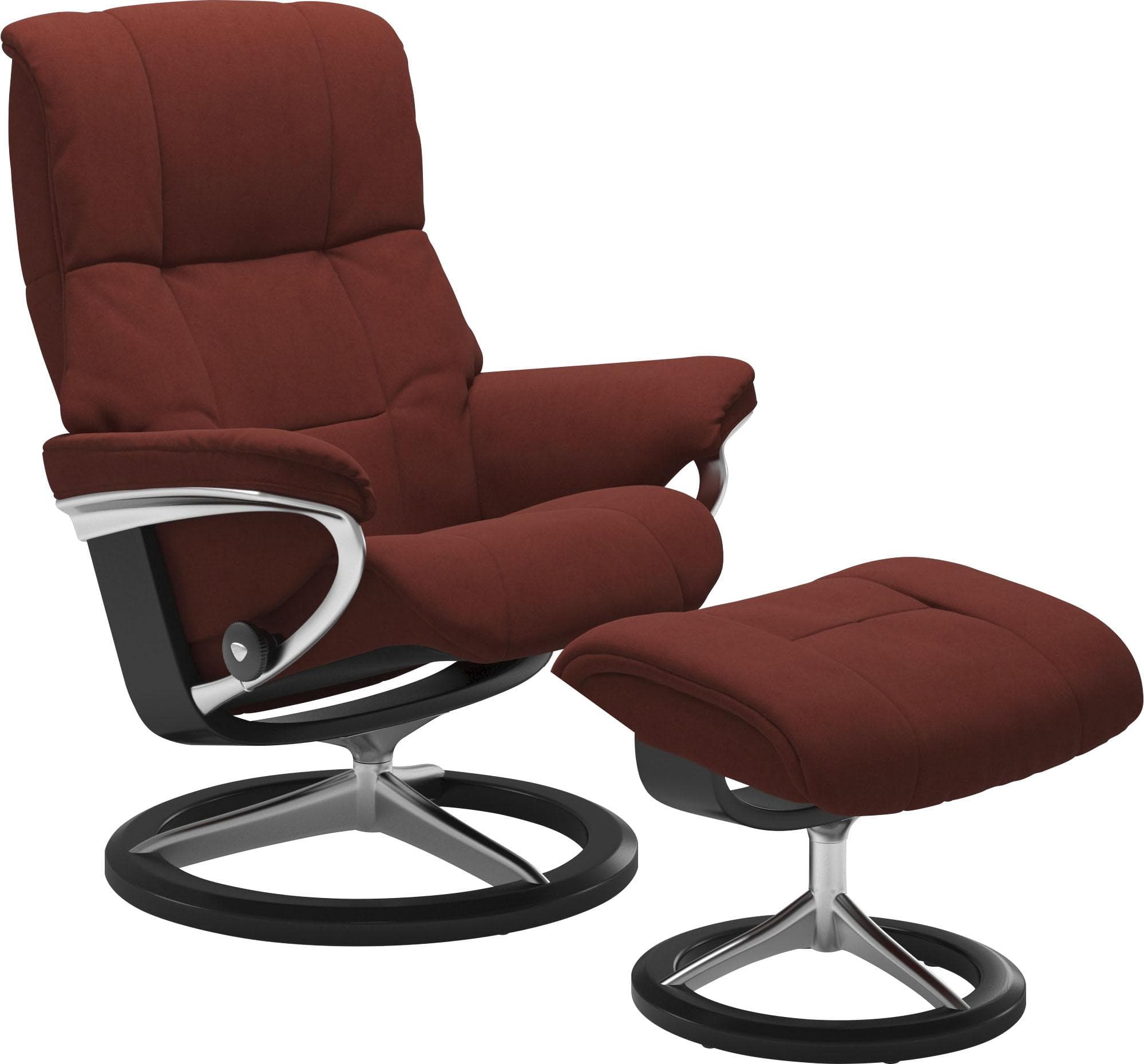 Fußhocker STRESSLESS Mayfair Rot Microfaser
