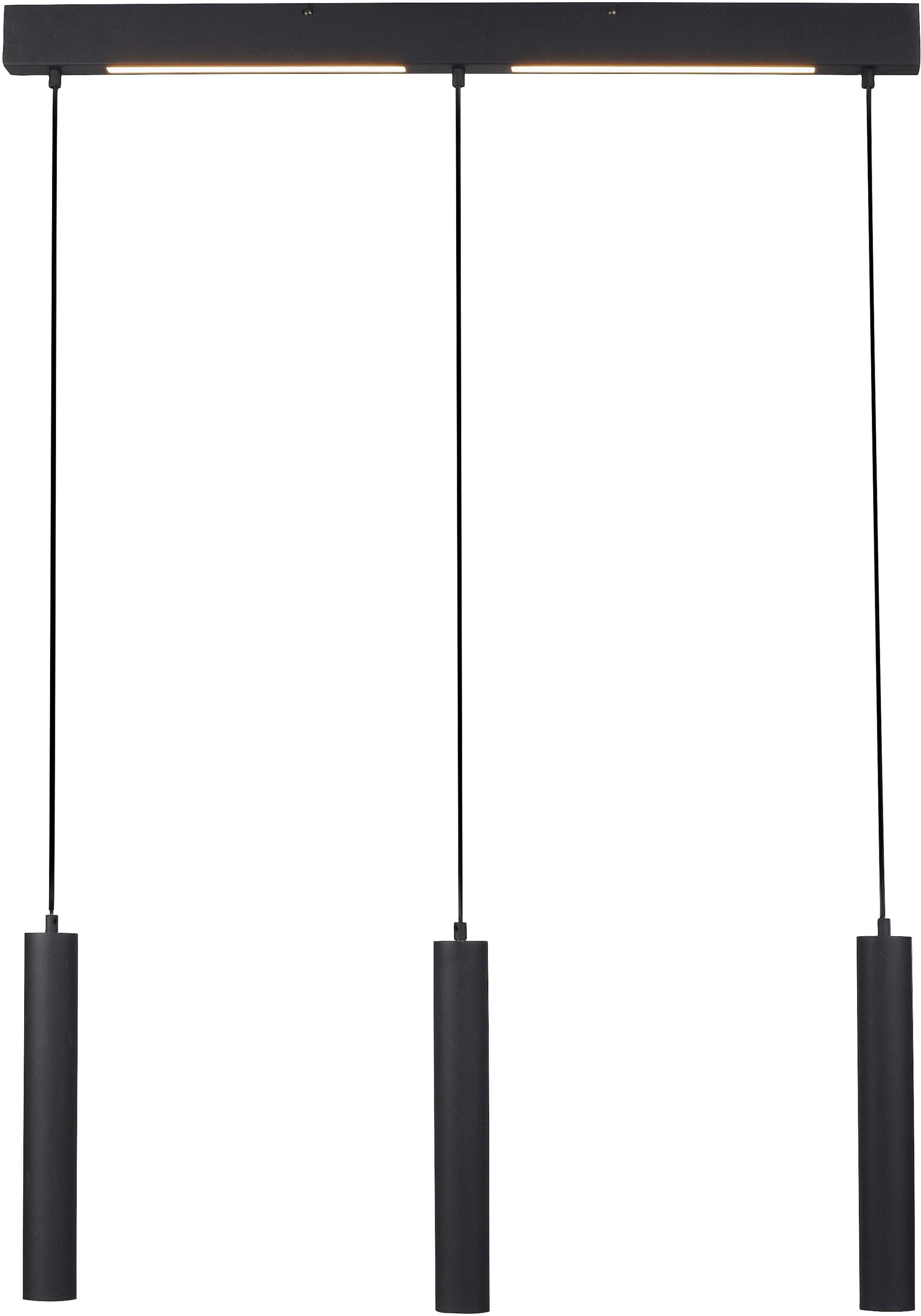 LED Pendelleuchte DANTE Schwarz 3-Flammig