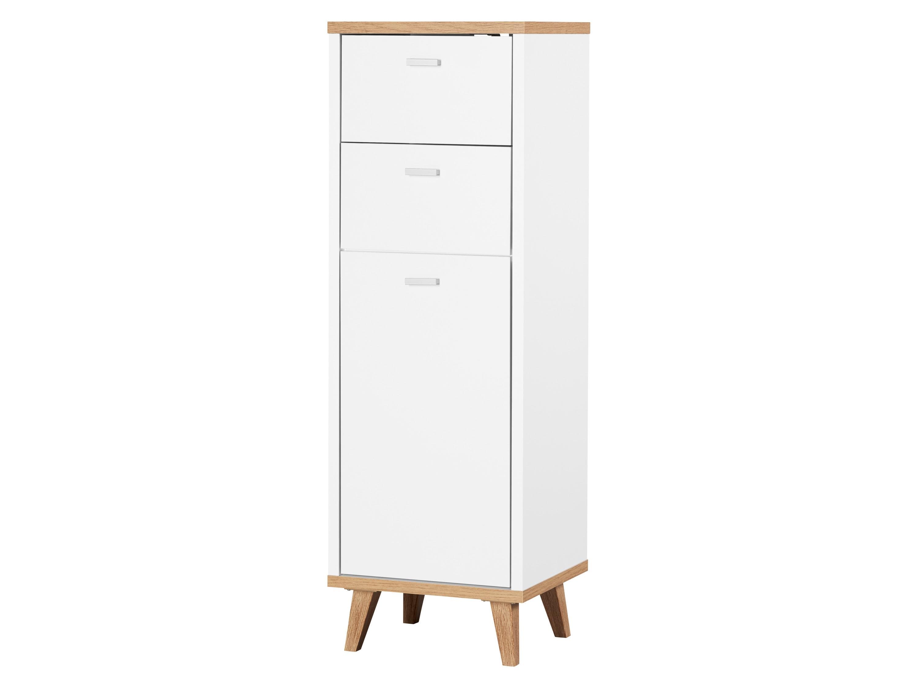 LIVARNO® Badezimmer-Seitenschrank Corfu Mattweiß