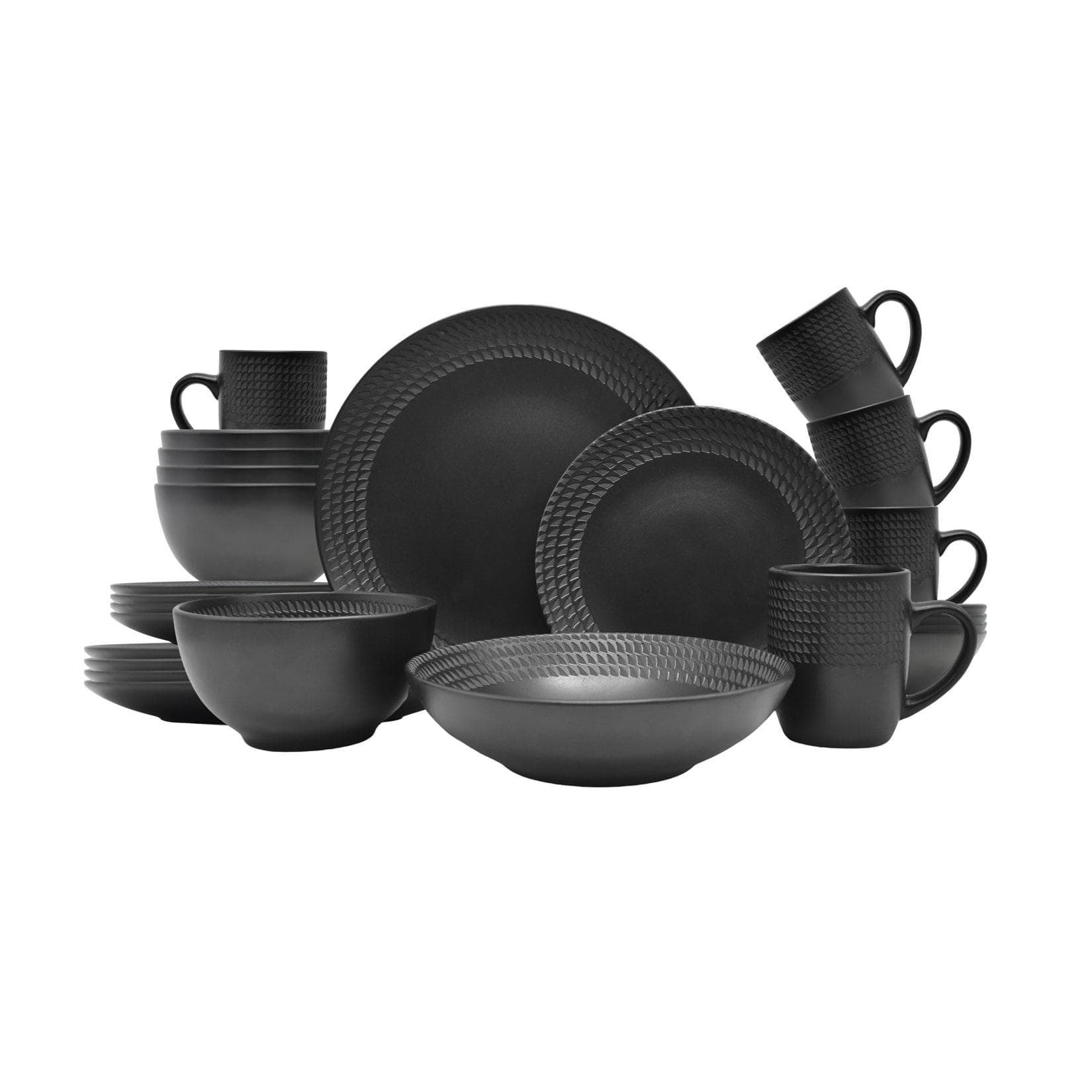20-tlg Vintage Kombiservice 'BlackStyle' von ECHTWERK