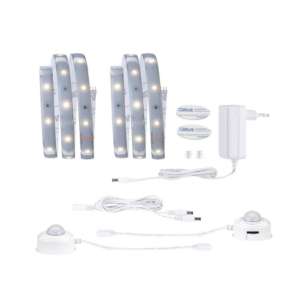 Paulmann MaxLED 250 Comfort Set: Bewegungsaktiviertes LED-Streifenlicht für Doppelbett