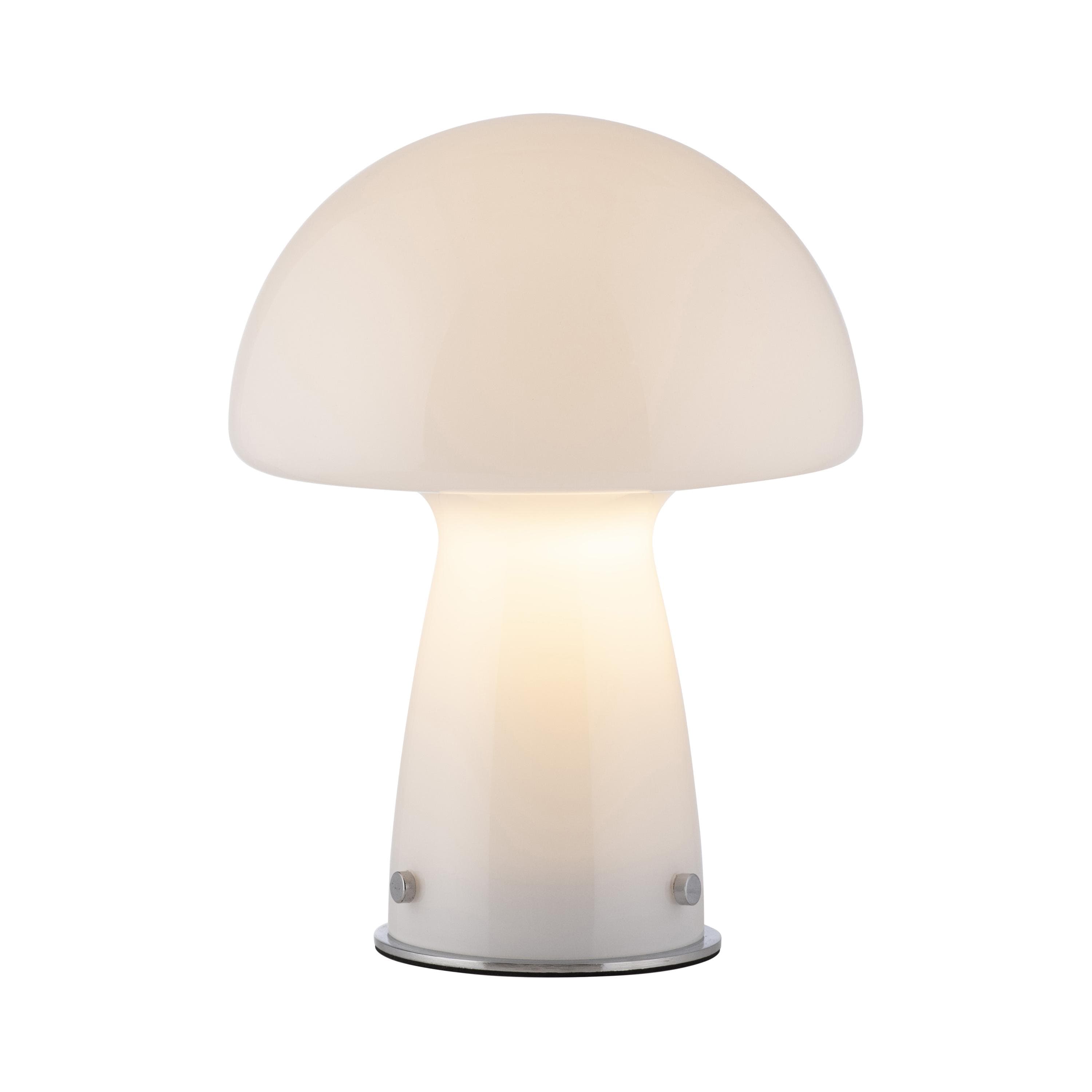 Paul Neuhaus Tischleuchte FUNGO Weiß Glas