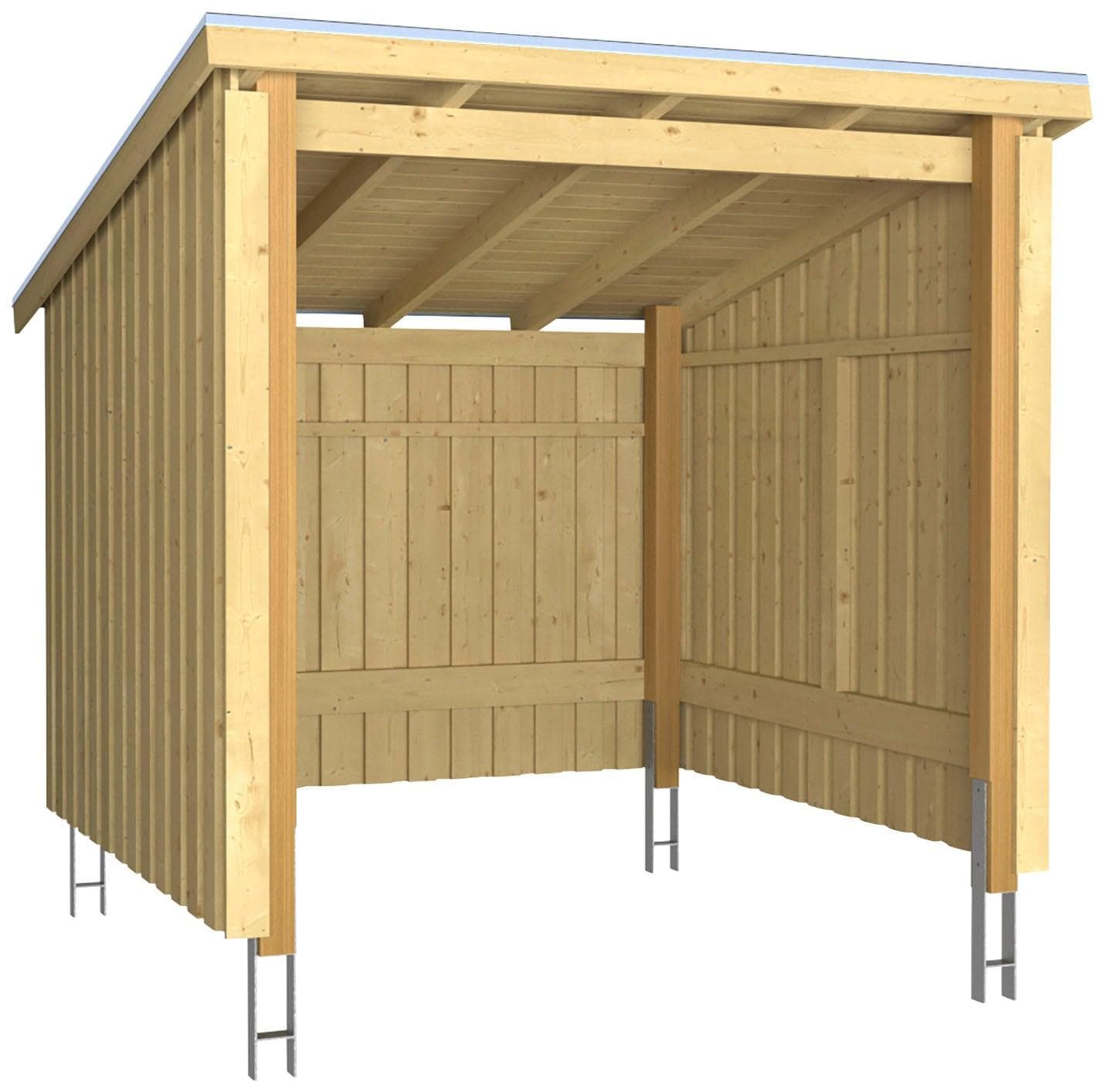 Gartenhaus Nordic Stil aus Holzwerkstoff