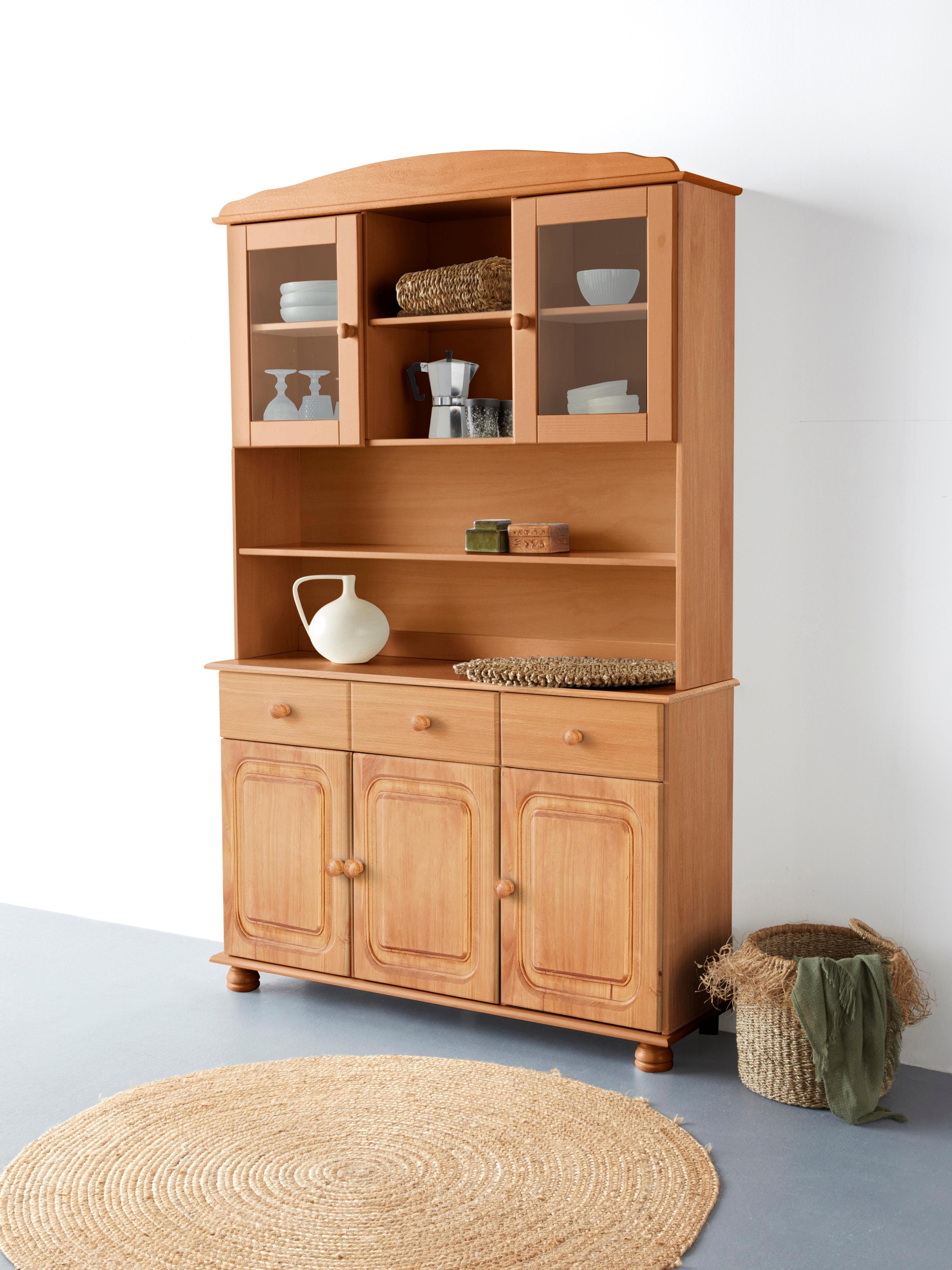 OTTO HOME Buffet Mette Braun Natur Beizt Gewachst
