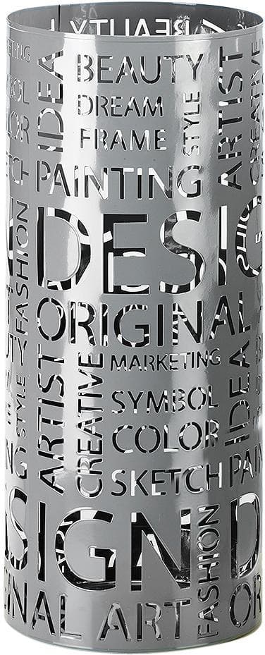 Locker Schirmständer Letters: Stilvoller Regenschirmhalter mit Abtropfschale