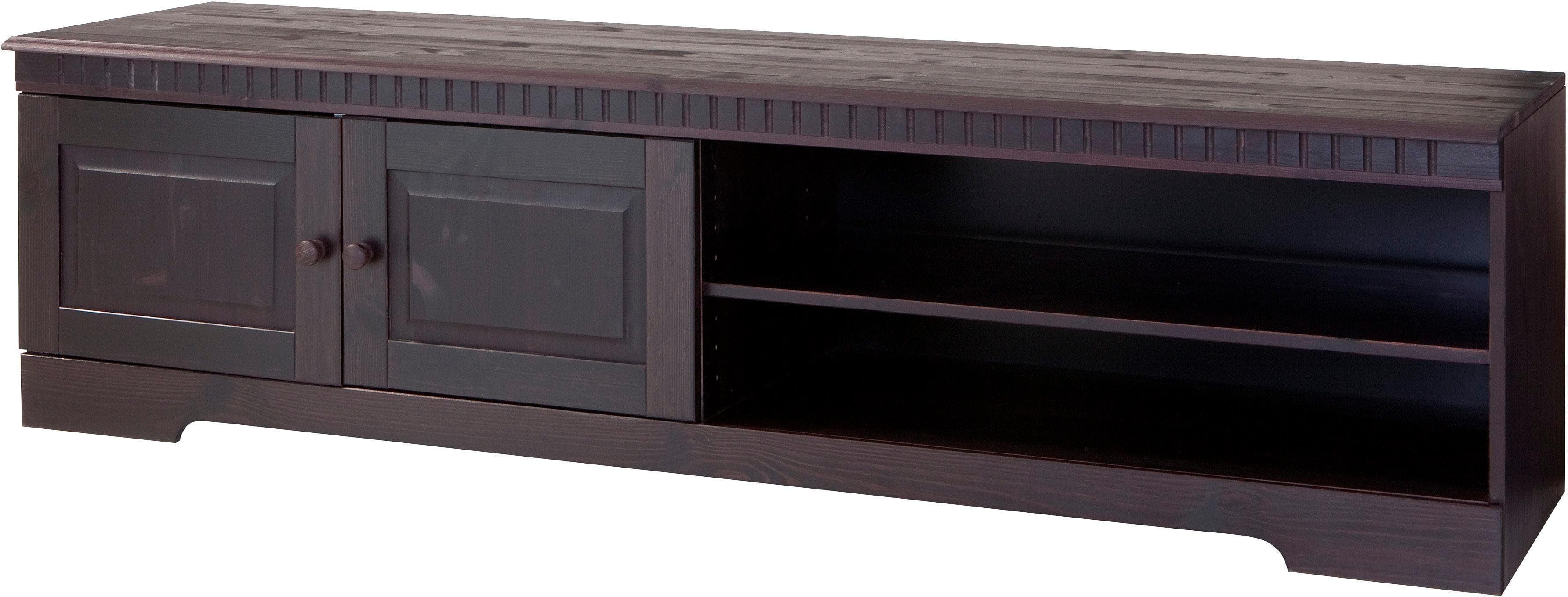 Home affaire Lowboard Cubrix, Kommode aus Massivholz, Breite 162 cm