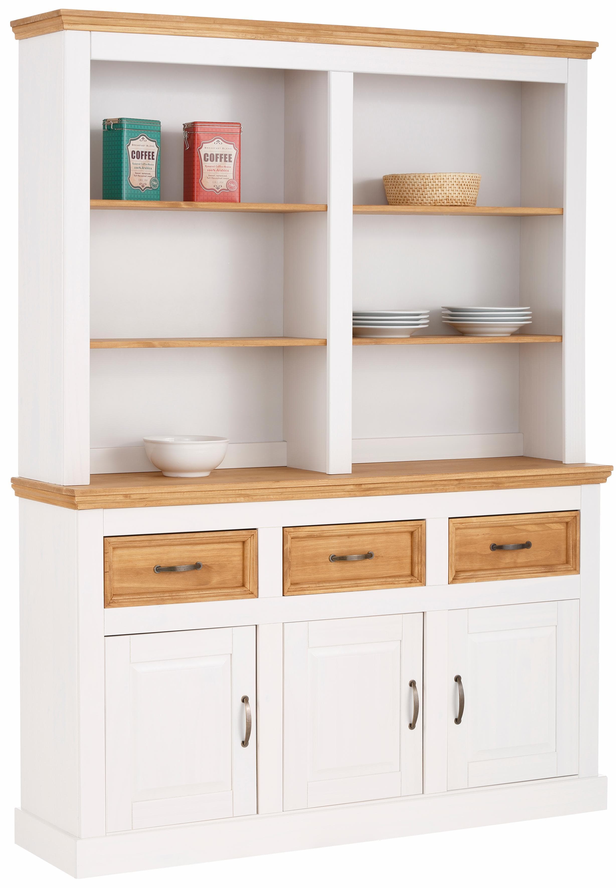OTTO HOME Buffet Selma Weiß Landhausstil Massivholz
