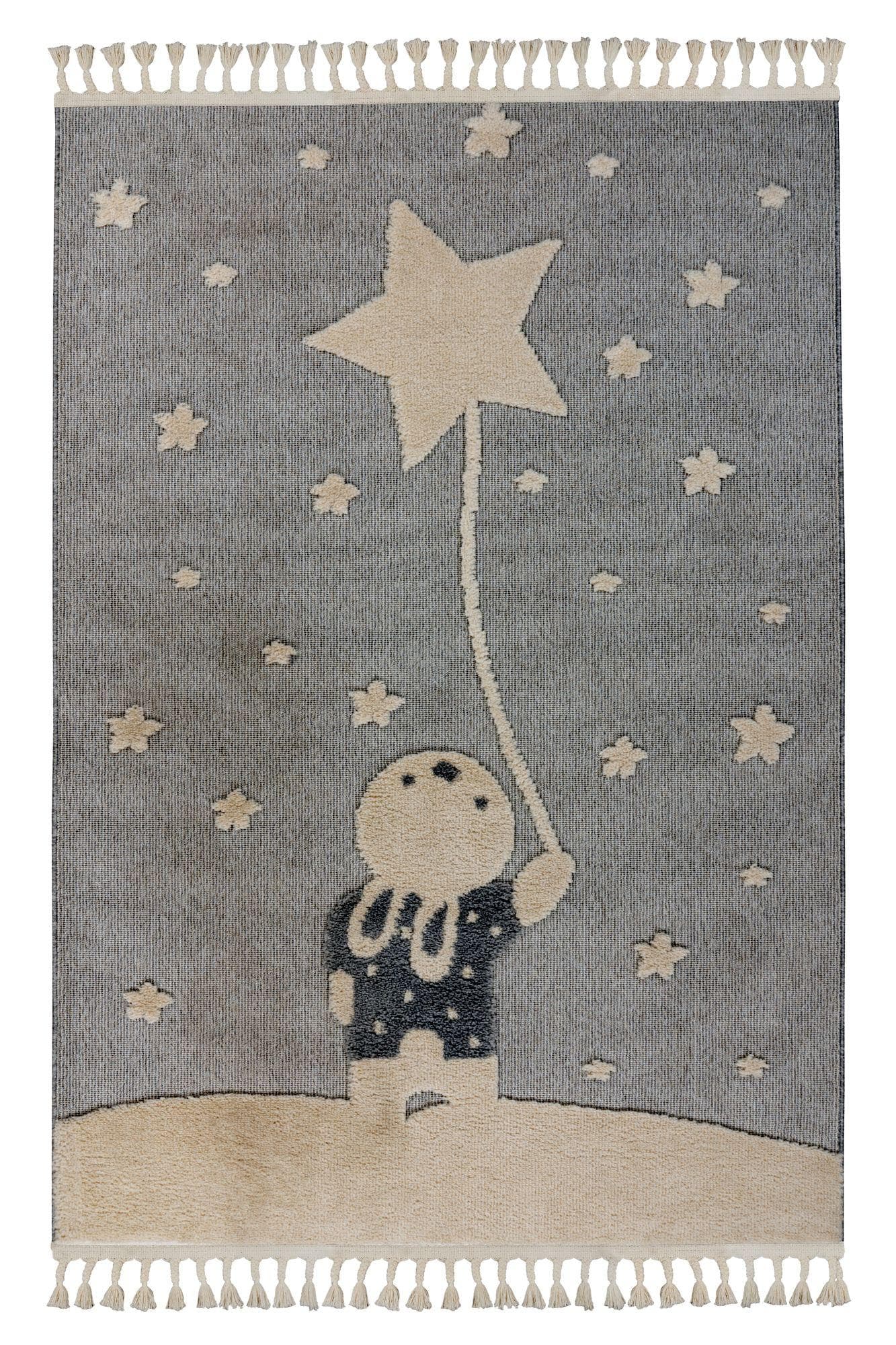 Kayoom Teppich Modena 418 Grau Kindermotiv