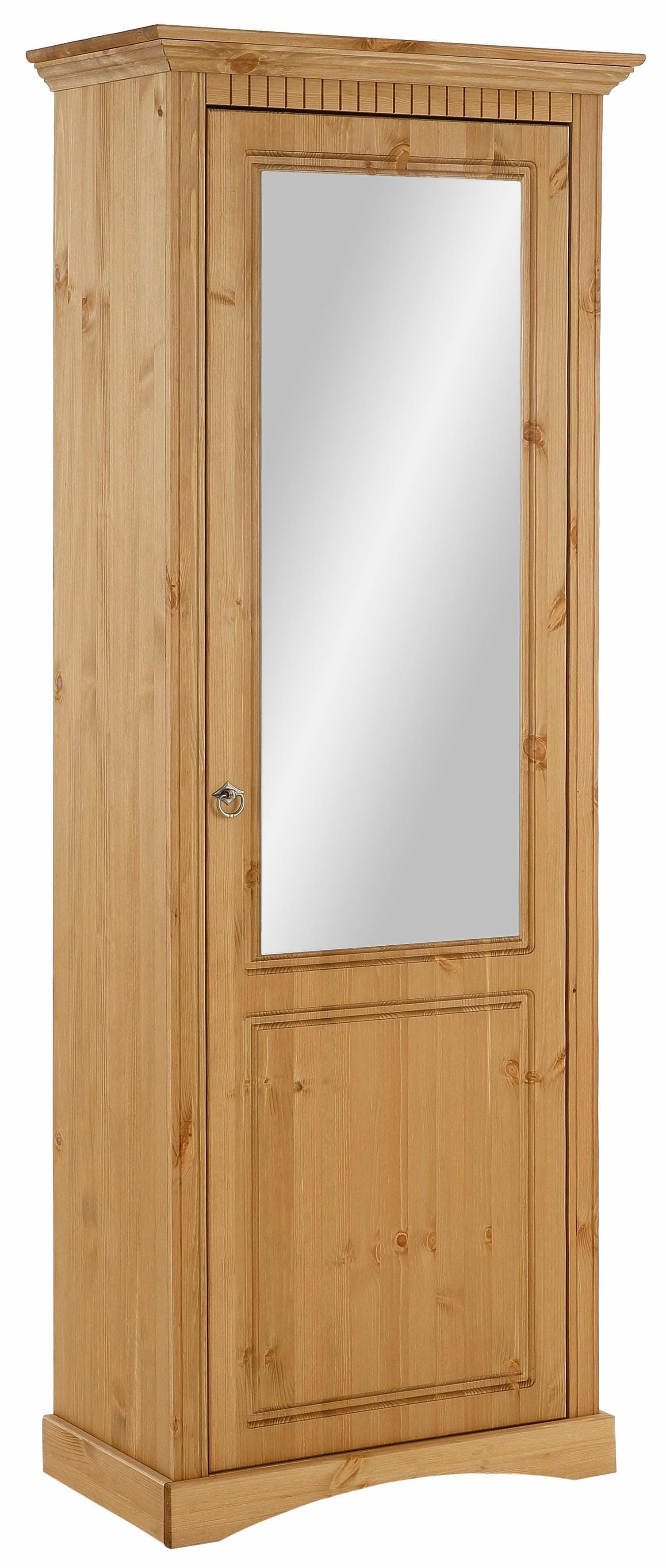 Schuhschrank OTTO HOME Rustic Beige Massivholz Spiegel