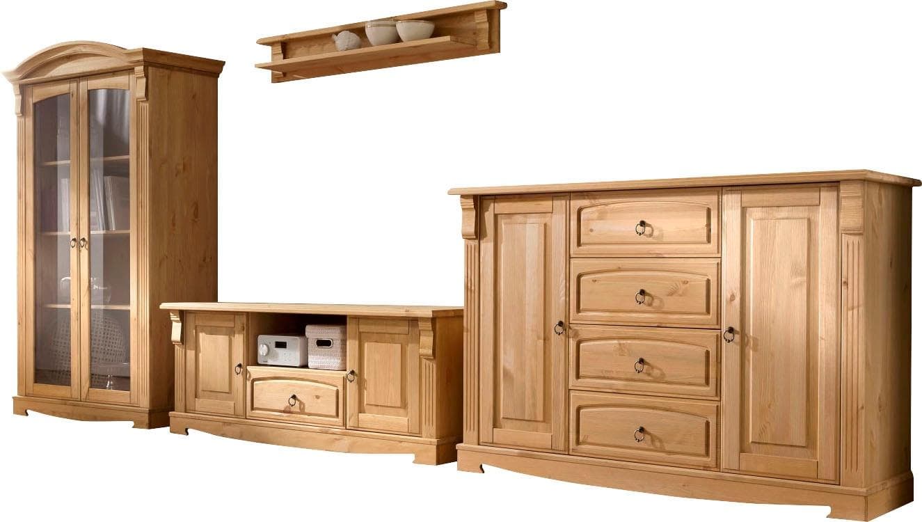 Wohnwand OTTO HOME Anna Landhausstil Kiefer Beige