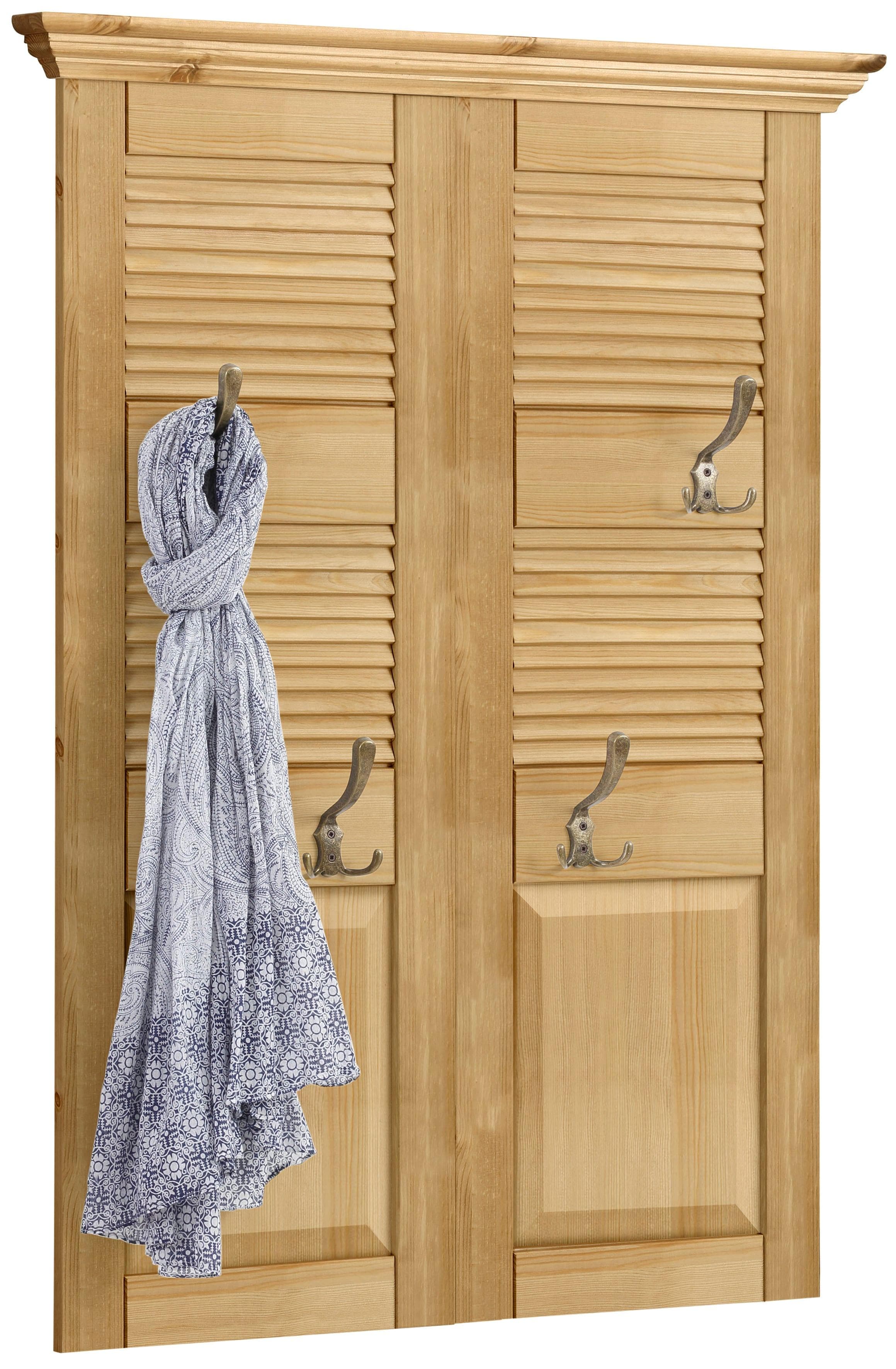 OTTO HOME Ayanna Garderobenpaneel Massivholz Kiefer Beige
