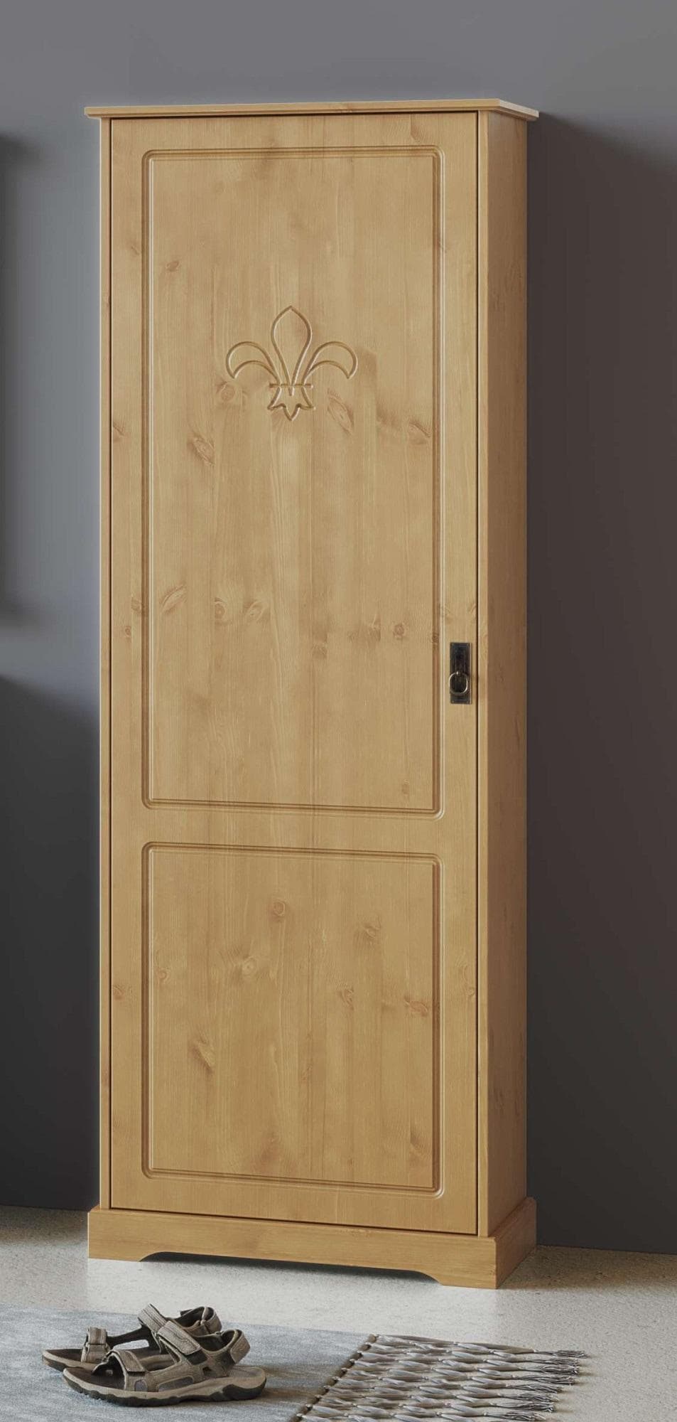 OTTO HOME Garderobenschrank Lilie Massivholz Beige