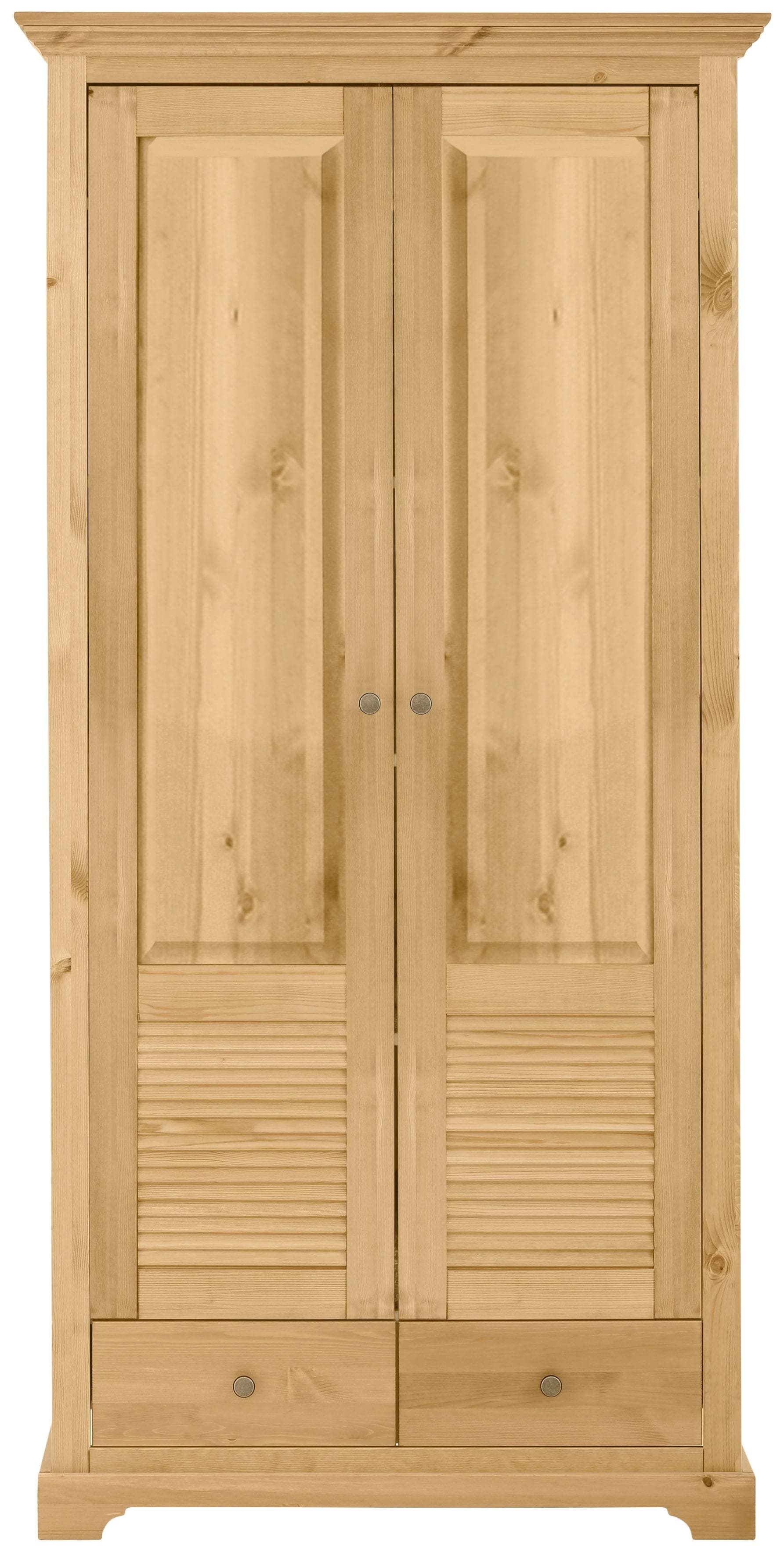 Garderobenschrank OTTO HOME Ayanna Beige Natur Massivholz