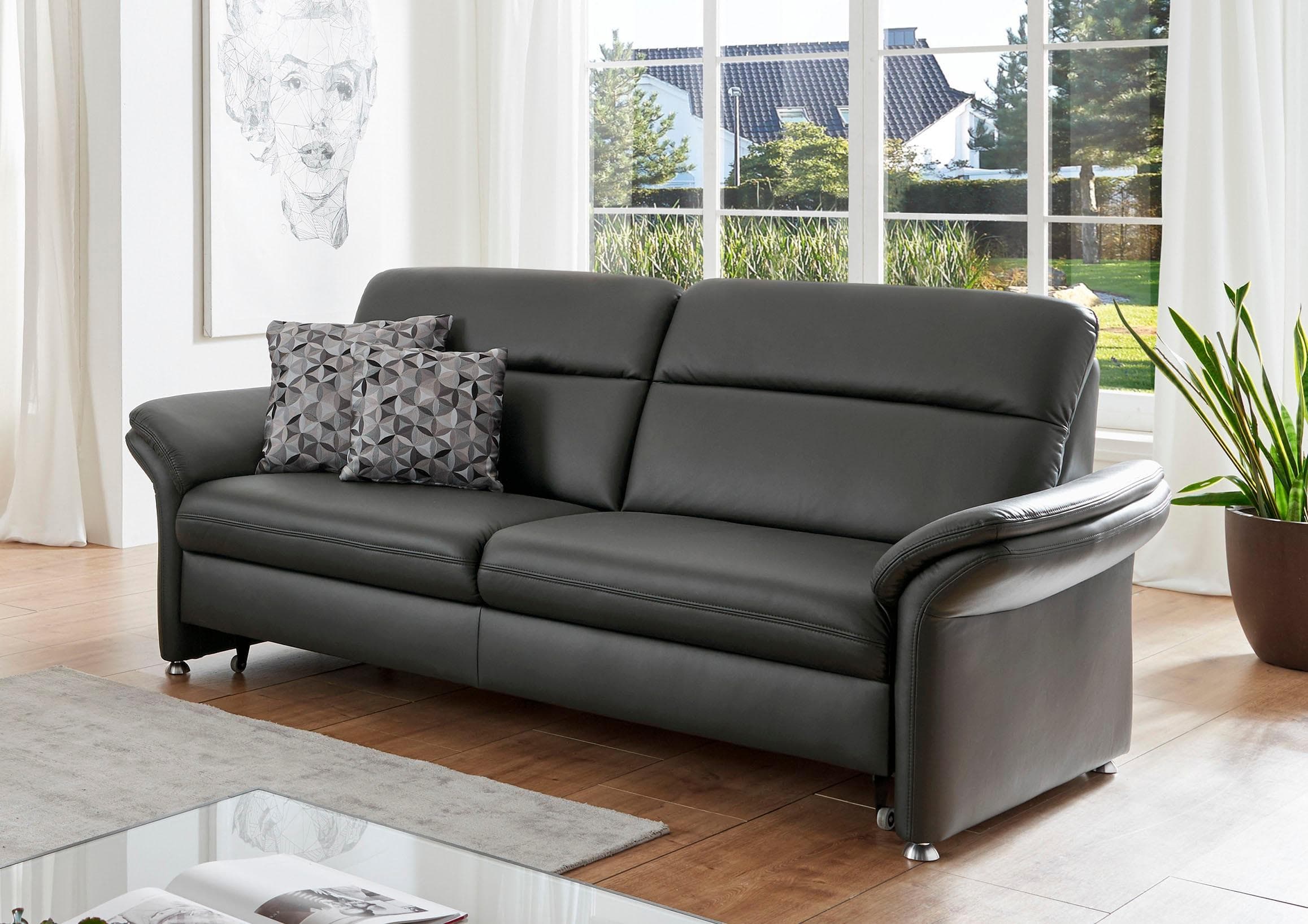 3-Sitzer Sofa DIE PLANBAR Anthrazit Federkernpolsterung