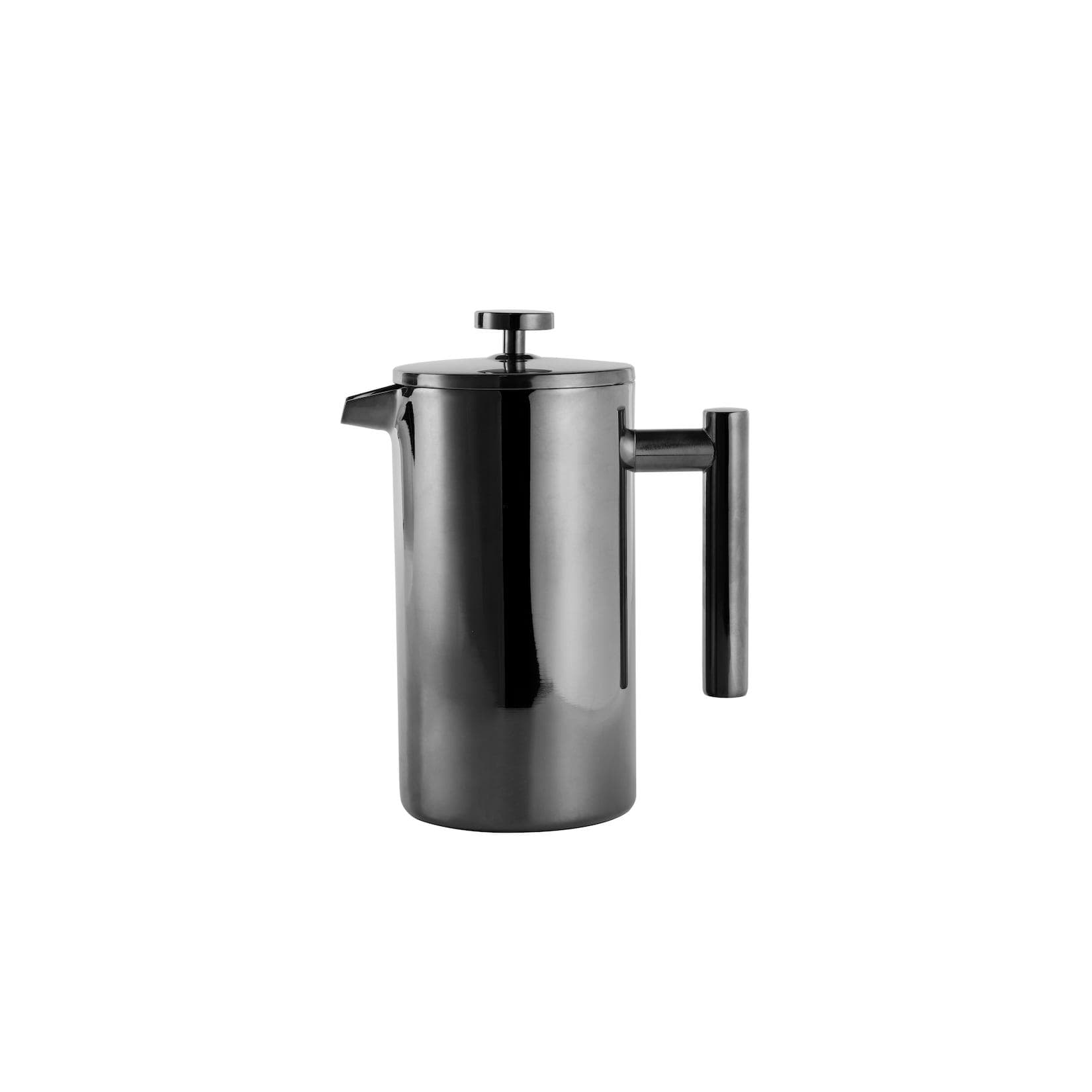 French Press aus Edelstahl 800 ml schwarz