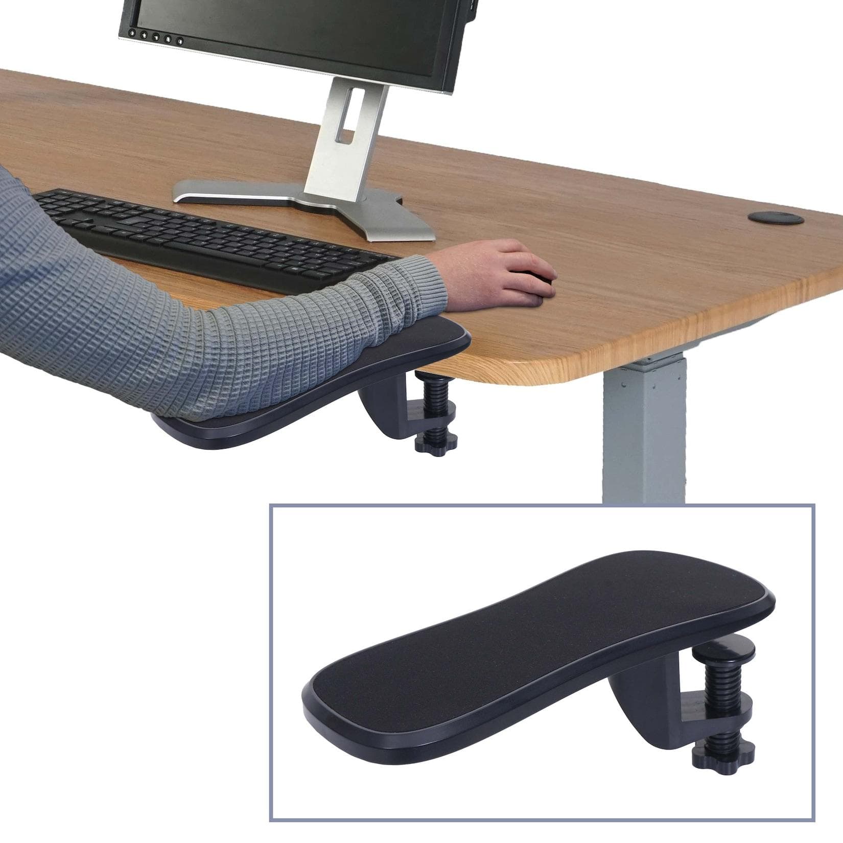 Armauflage MCW-N75 für Schreibtisch ergonomisch verstellbar