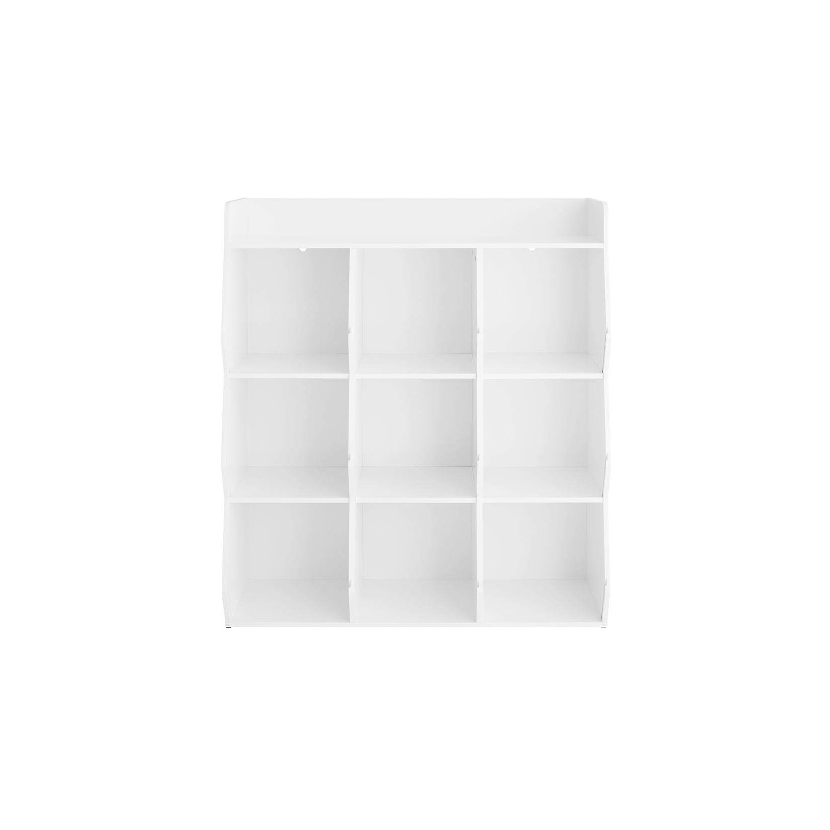 SoBuy Kinderregal mit 9 Fächern Weiß Modern