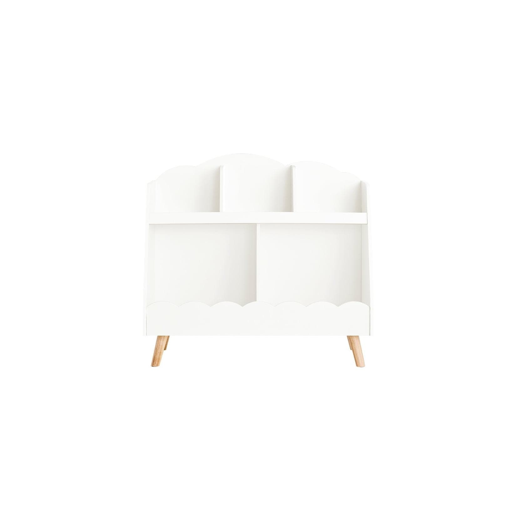 SoBuy Bücherregal KMB100 Kinderregal mit 5 Fächern Aufbewahrungsregal Weiß