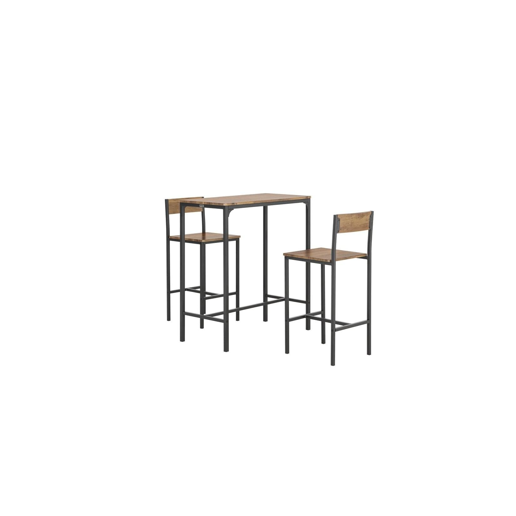 Bartisch Set OGT03 - 3-teilig  | Bistrotisch & Balkonmöbel