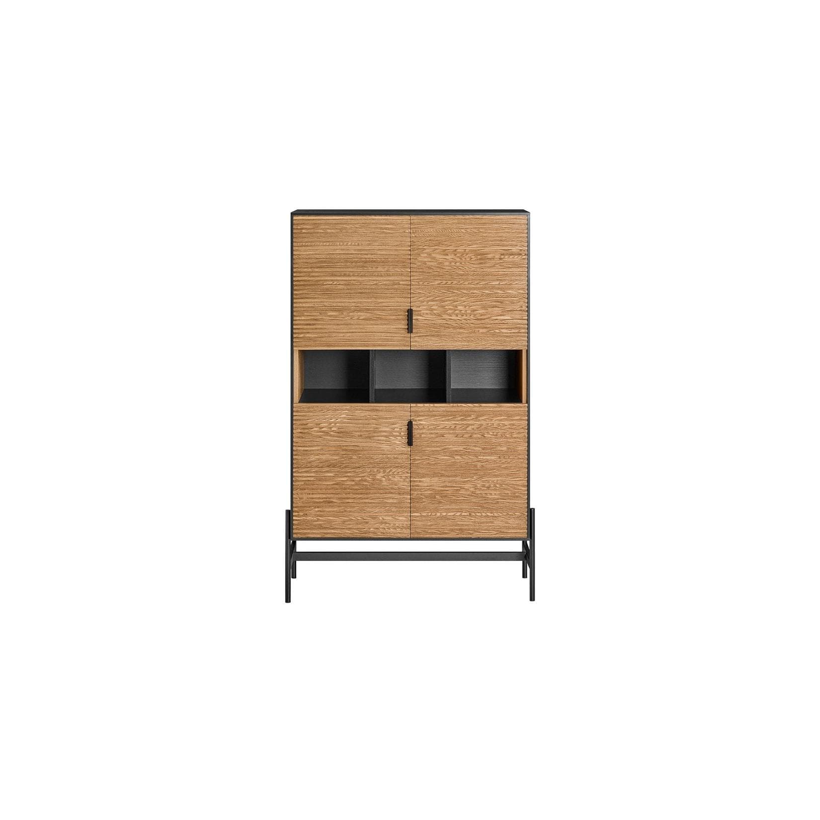 SoBuy Sideboard Schwarz Vintage
