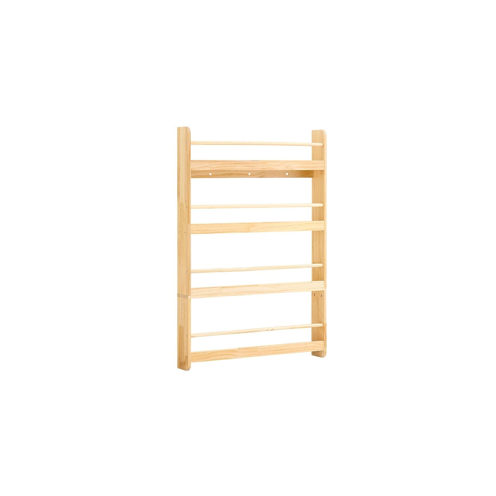 SoBuy Kinderregal mit 3 Fächern Holzfarbe