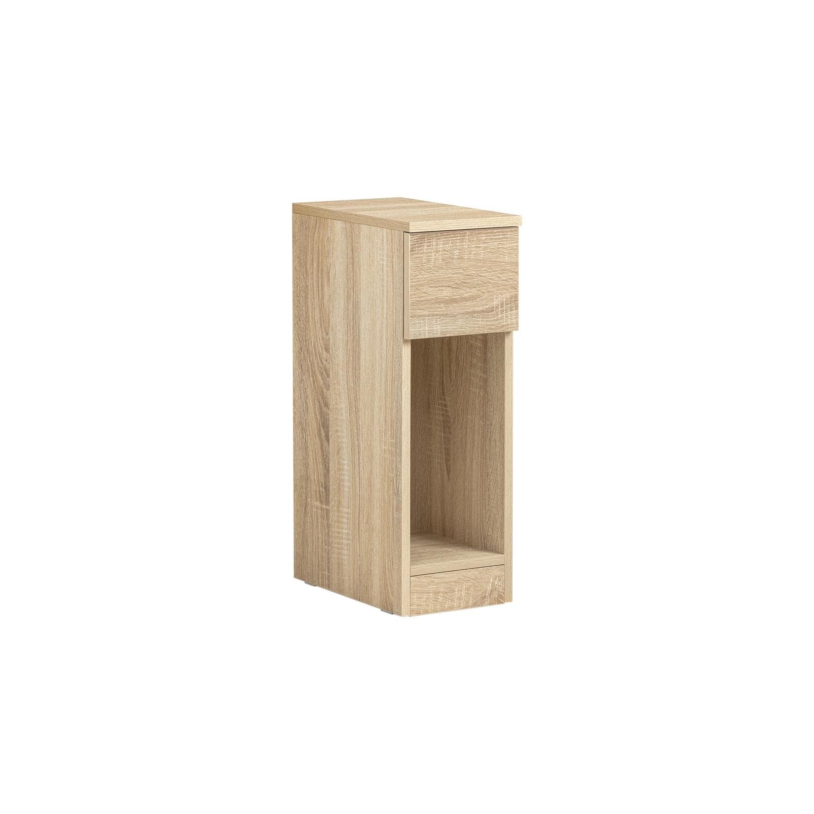 SoBuy Nachttisch FBT111 mit Schublade und Ablage - Moderner Beistelltisch
