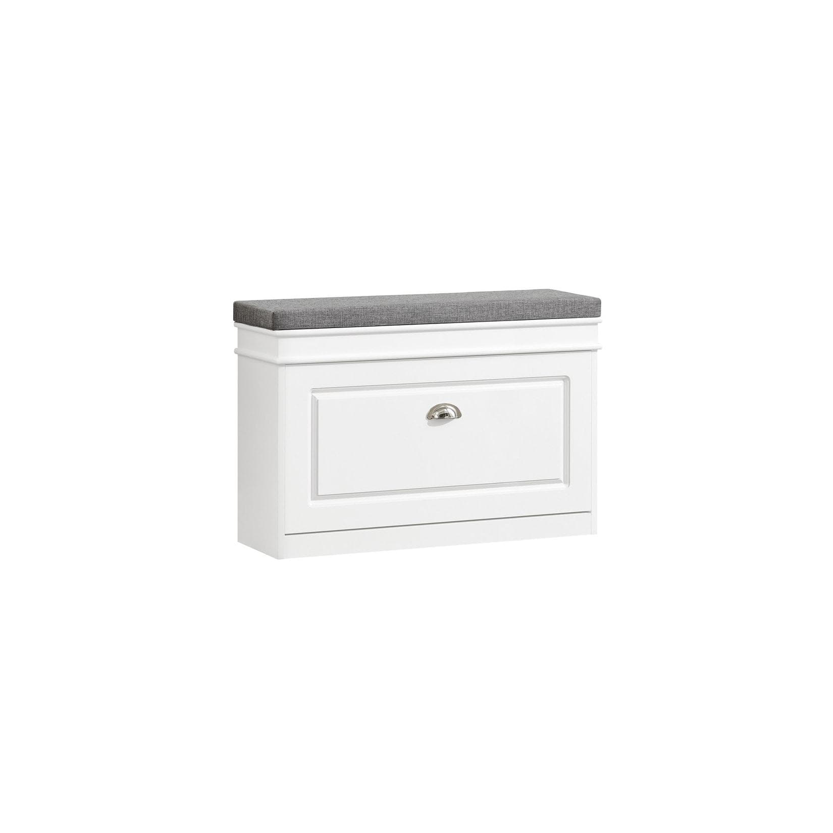 SoBuy Schuhschrank mit Sitzbank Weiß