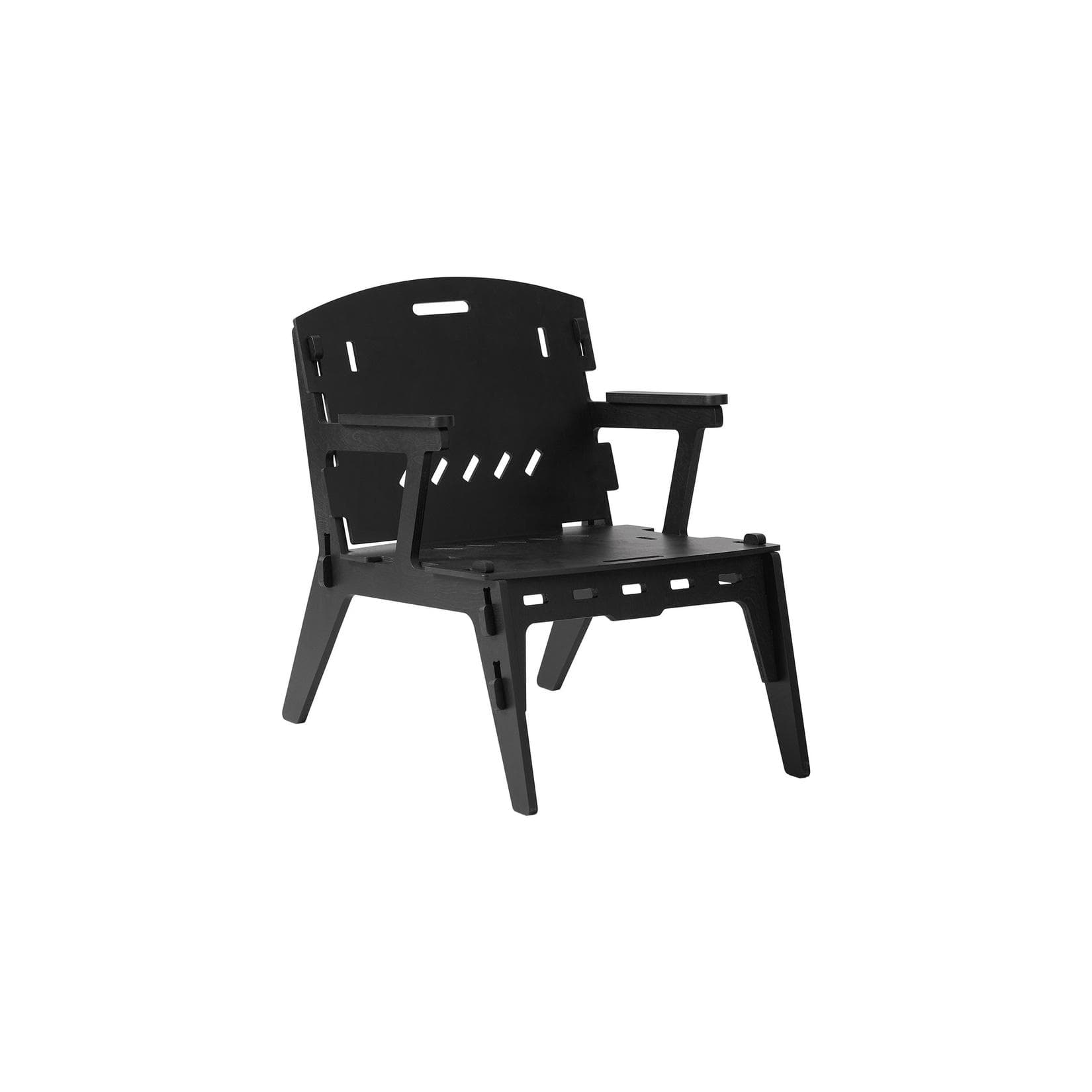 SoBuy Esszimmerstuhl mit Rücklehne Schwarz Vintage