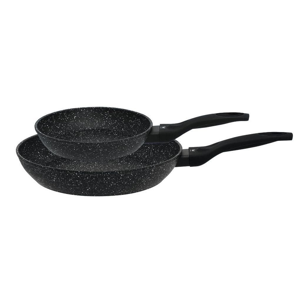 ELO Pfannenset Granit Passion Schwarz Metall 2-teilig
