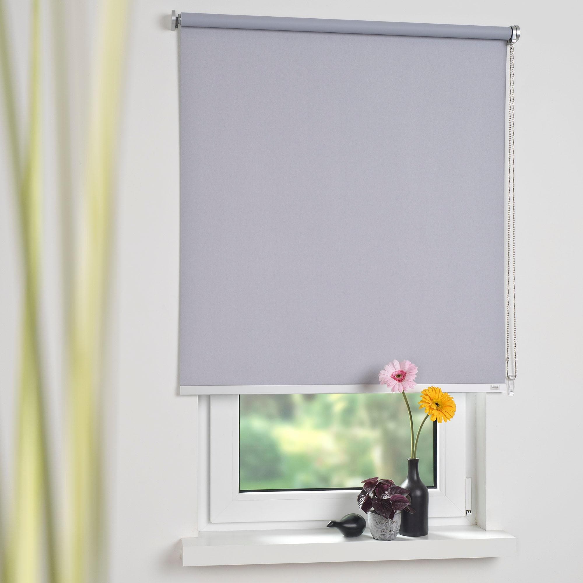 Schöner Wohnen Seitenzugrollo Verdunklung Hellgrau