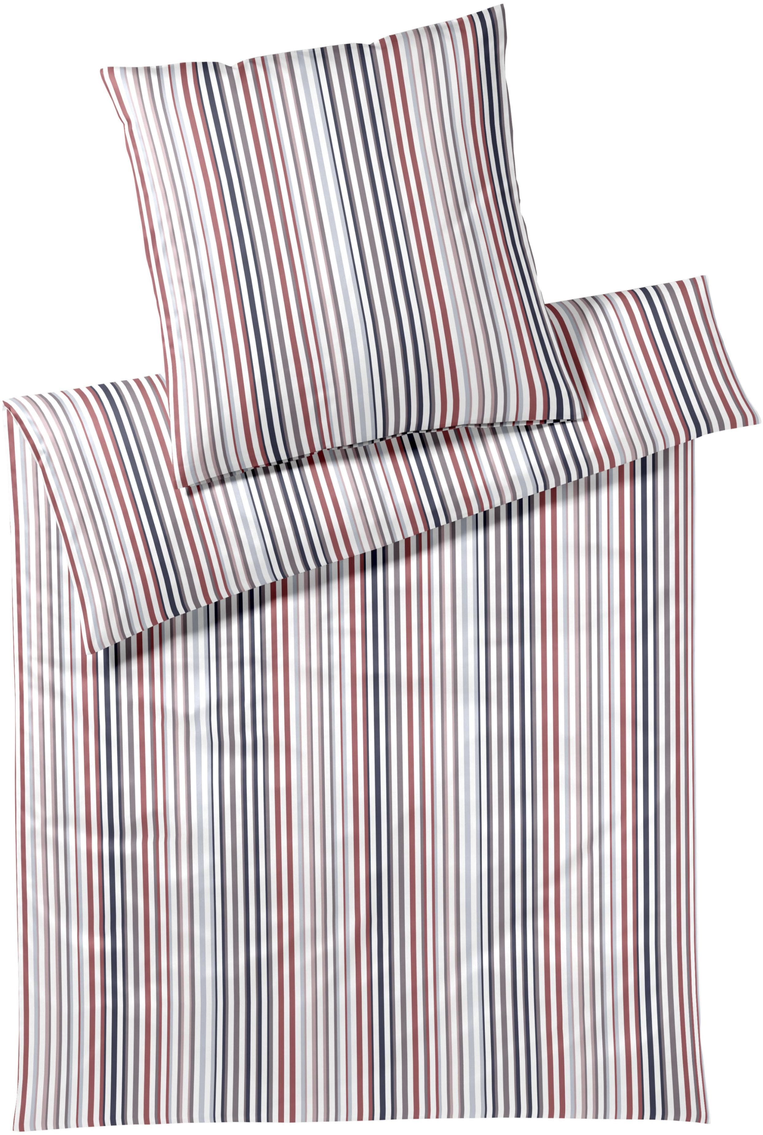 Elegante Bettwäsche Drive Grau Taupe Mako-Batist