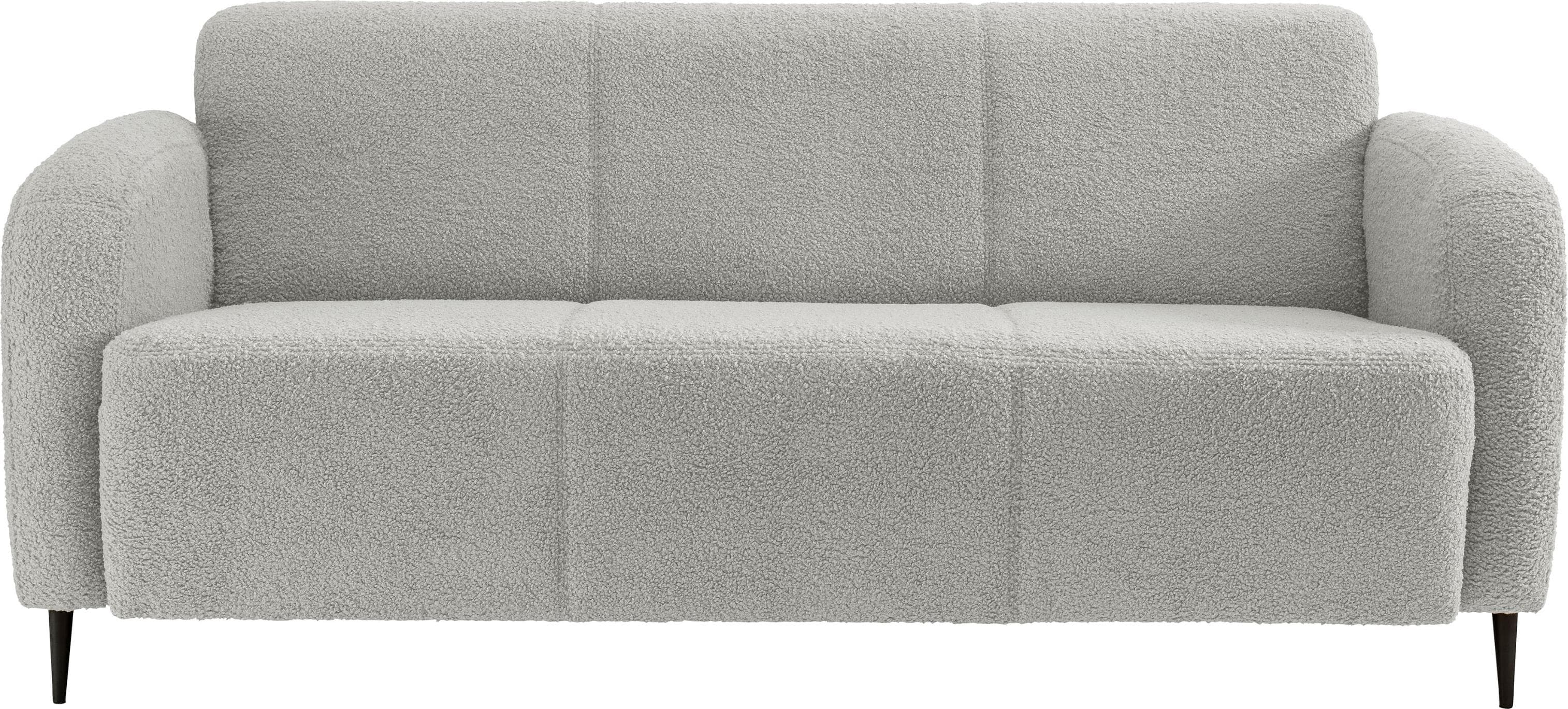 3-Sitzer HOME AFFAIRE "Marone" Silber Luxus-Microfaser Sofa