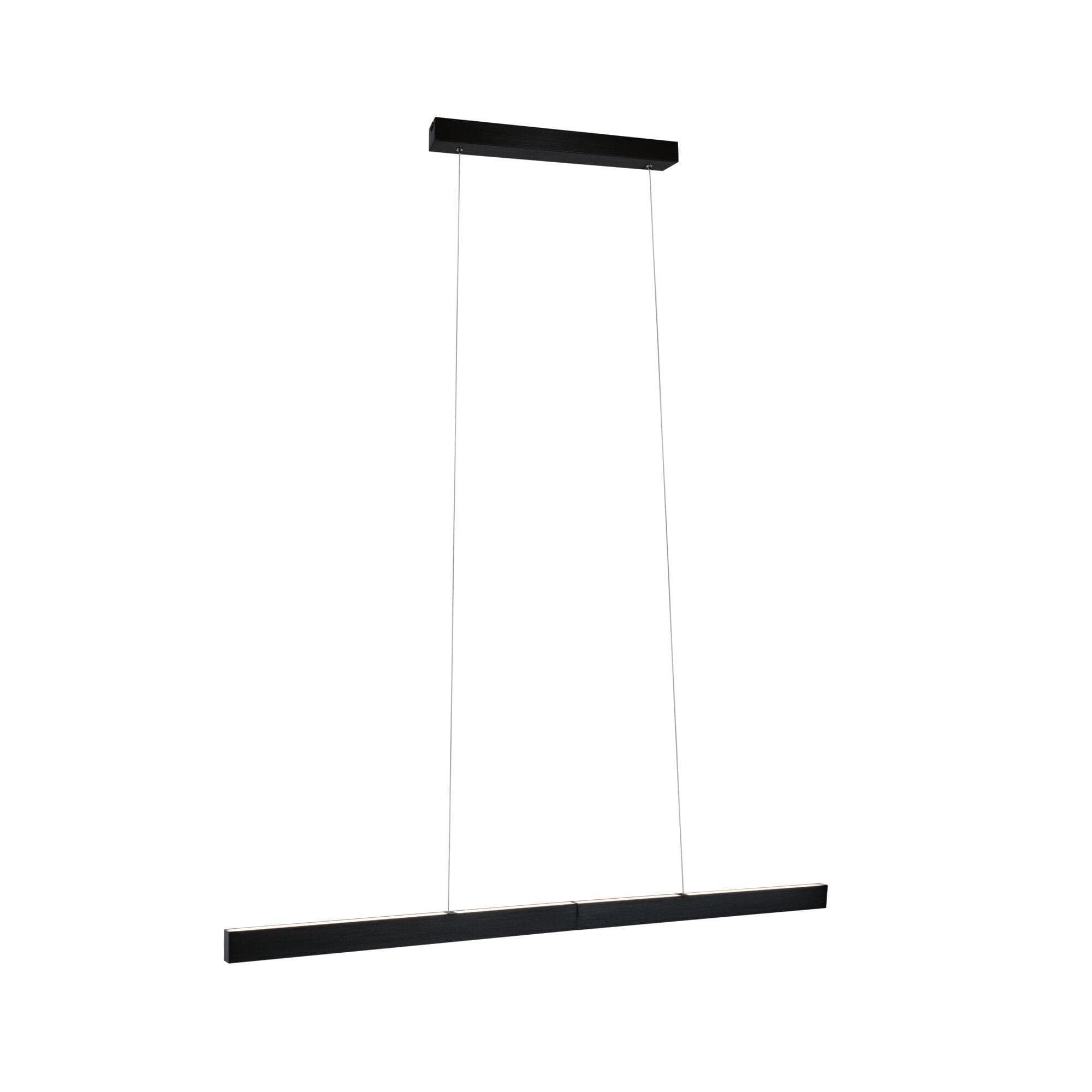 Moderne LED Pendelleuchte in Schwarz