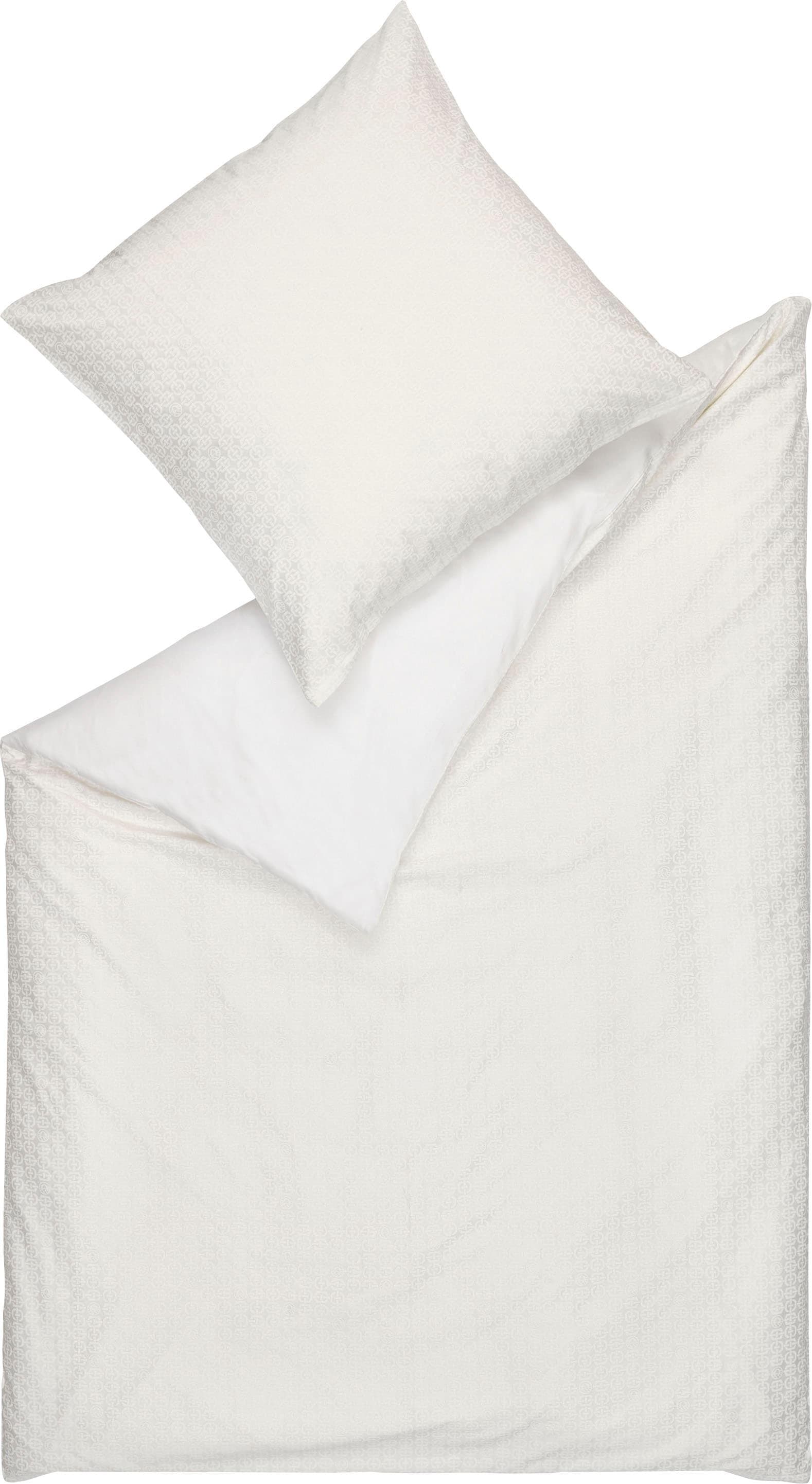 SPORTALM Wendebettwäsche Mojito Weiß Satin 100% Baumwolle