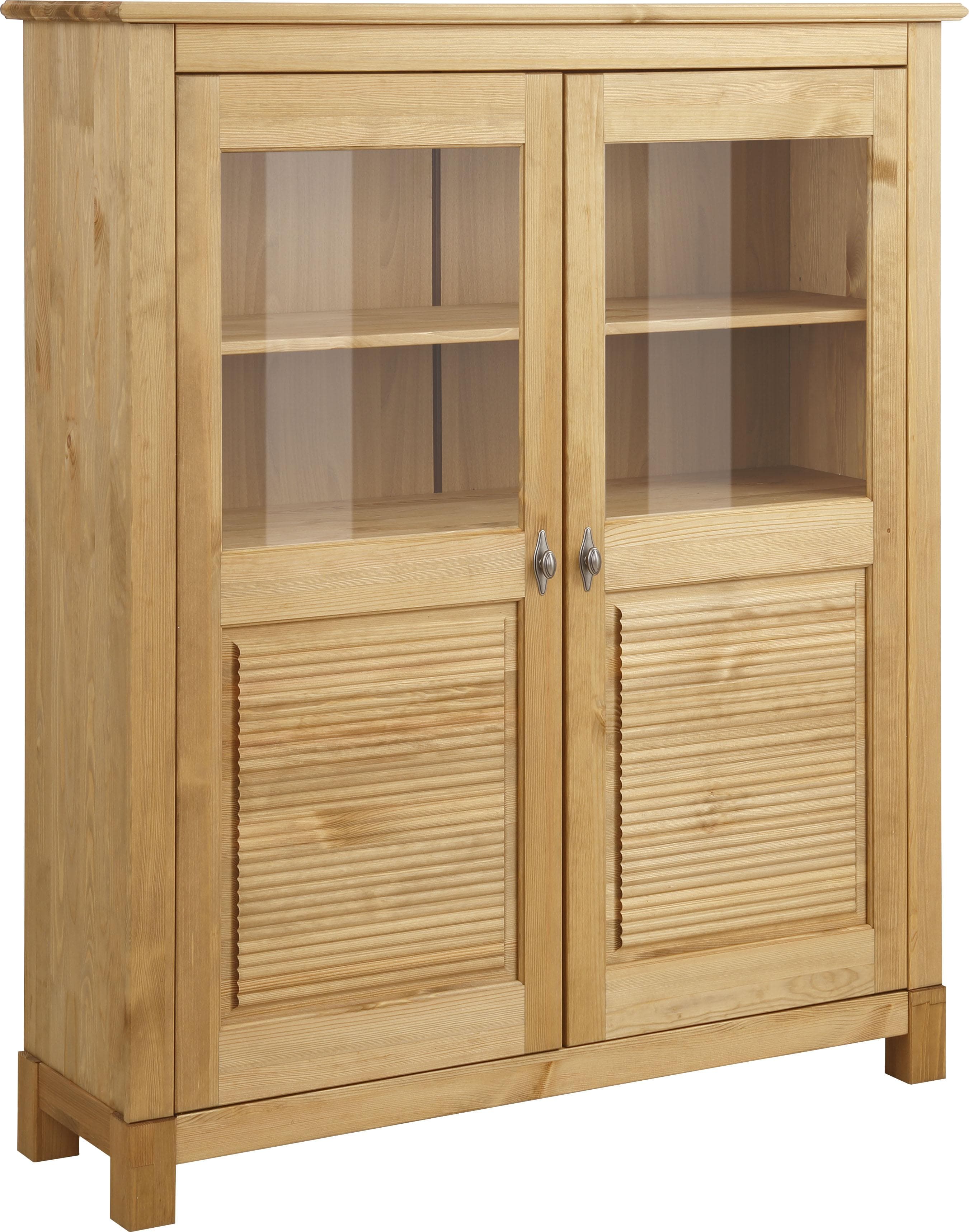OTTO HOME Highboard Rauna Beige Massivholz Landhausstil