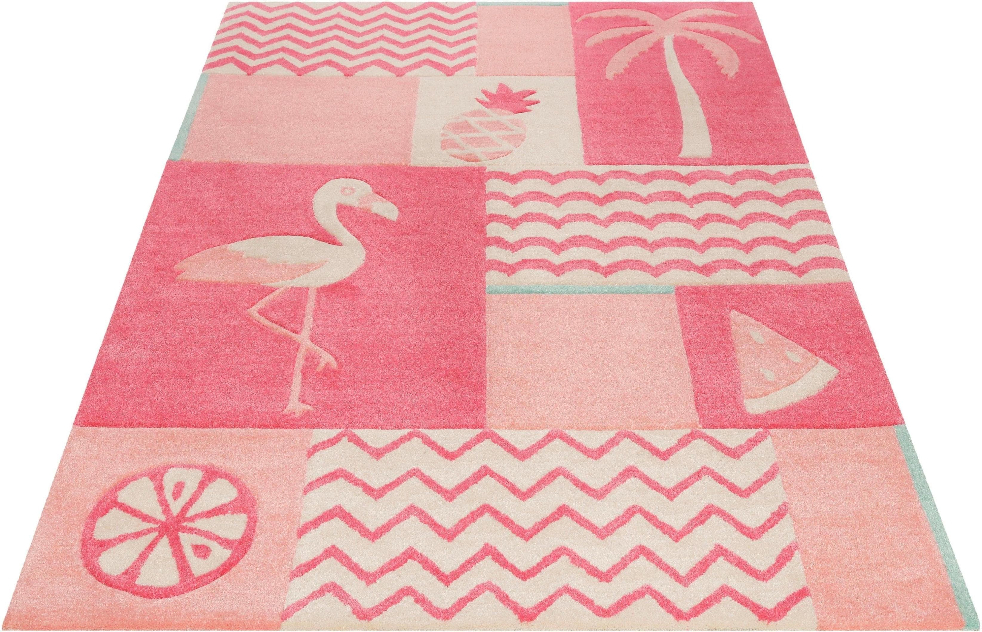 Kinderteppich SMART KIDS "Fruity Flamingo" Rosa