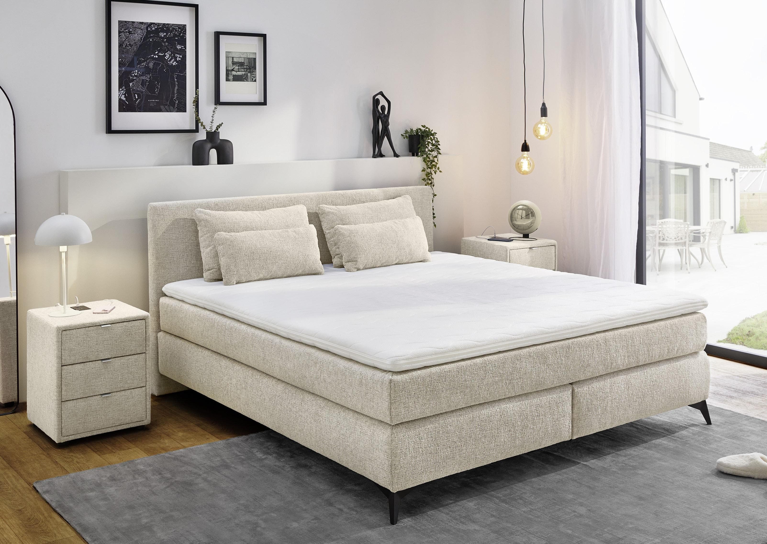 Jockenhöfer Gruppe Boxspringbett Paulina inkl. Topper