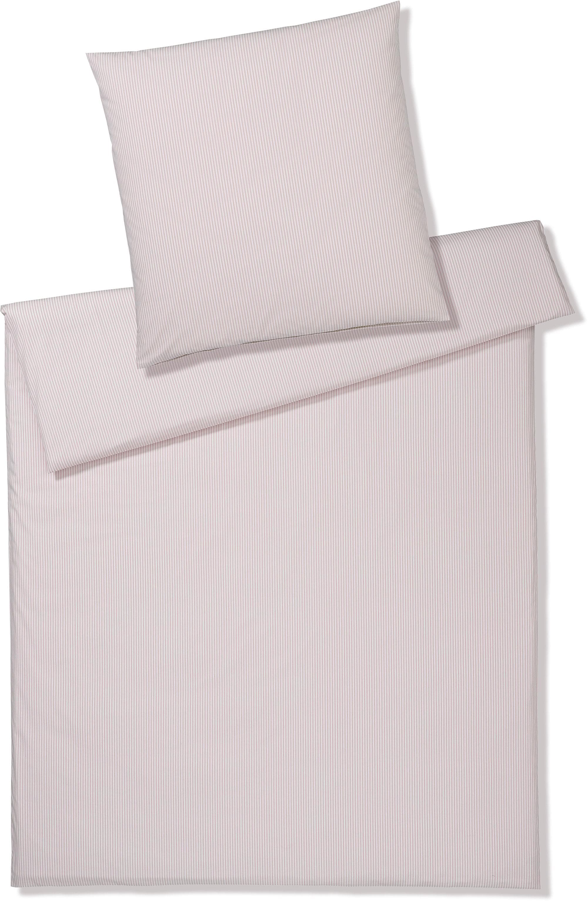 Elegante Classico Bettwäsche Set Beige Puder Perkal