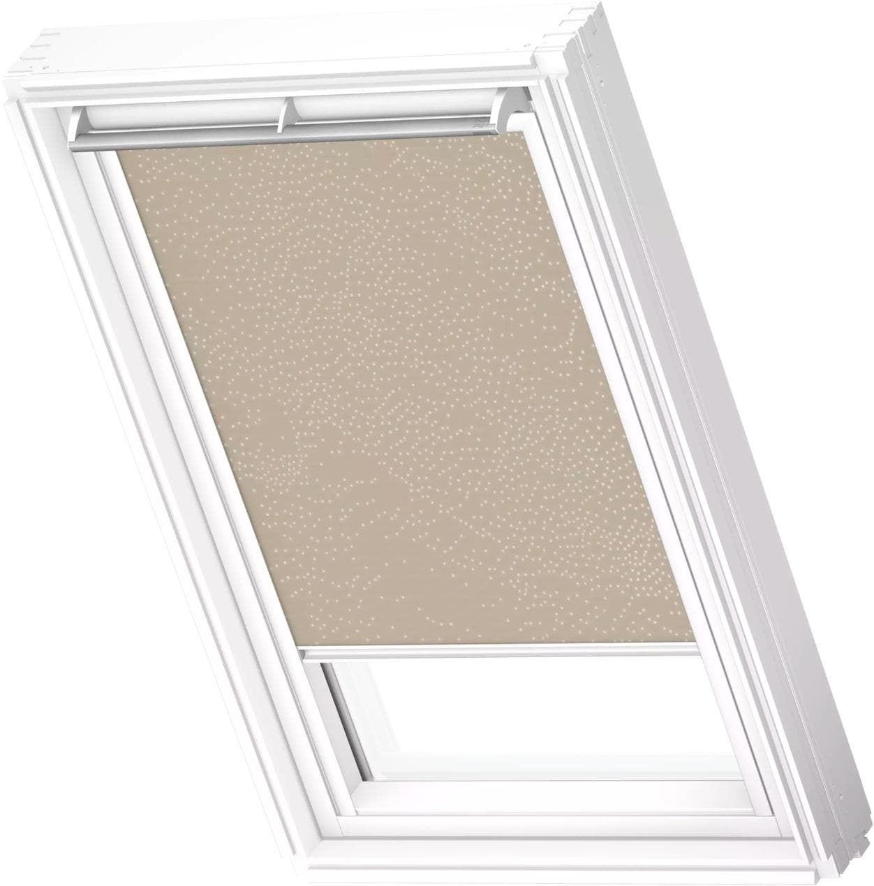 Verdunklungsrollo VELUX DKL 4579SWL Sandbeige Weiß P06