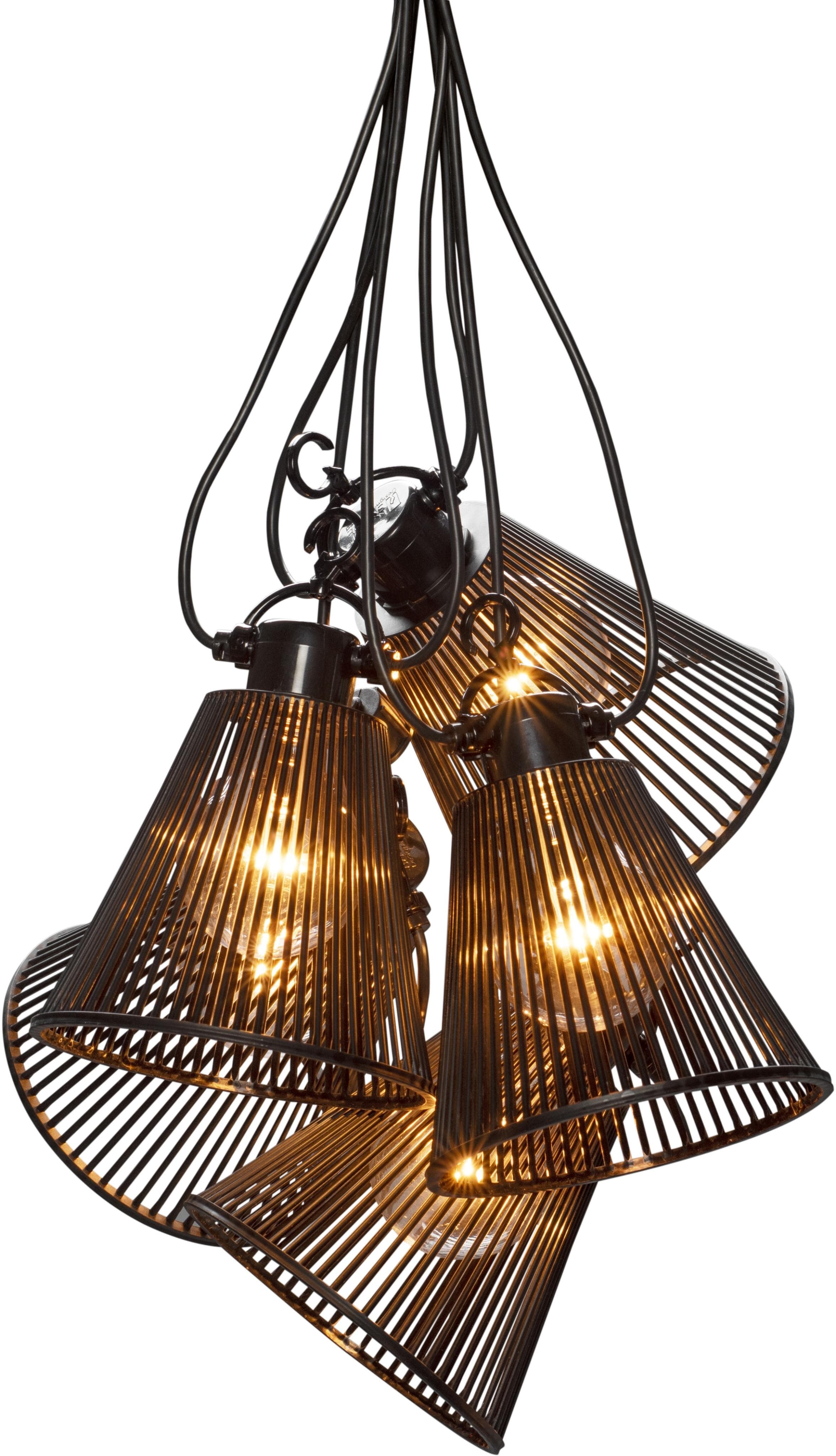 LED-Lichterkette für Biergarten, gemütlich, heimelig