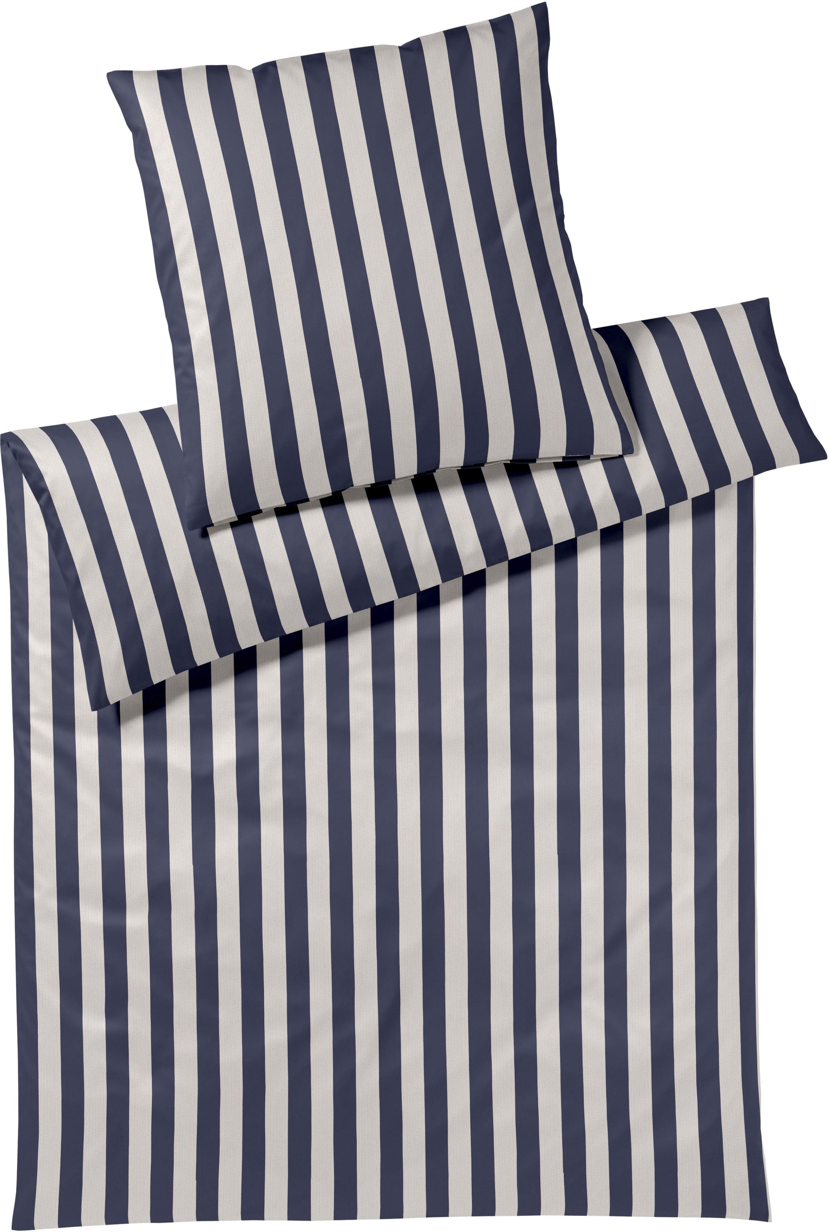 Bettwäsche ELEGANTE 'Join', blau (marine)