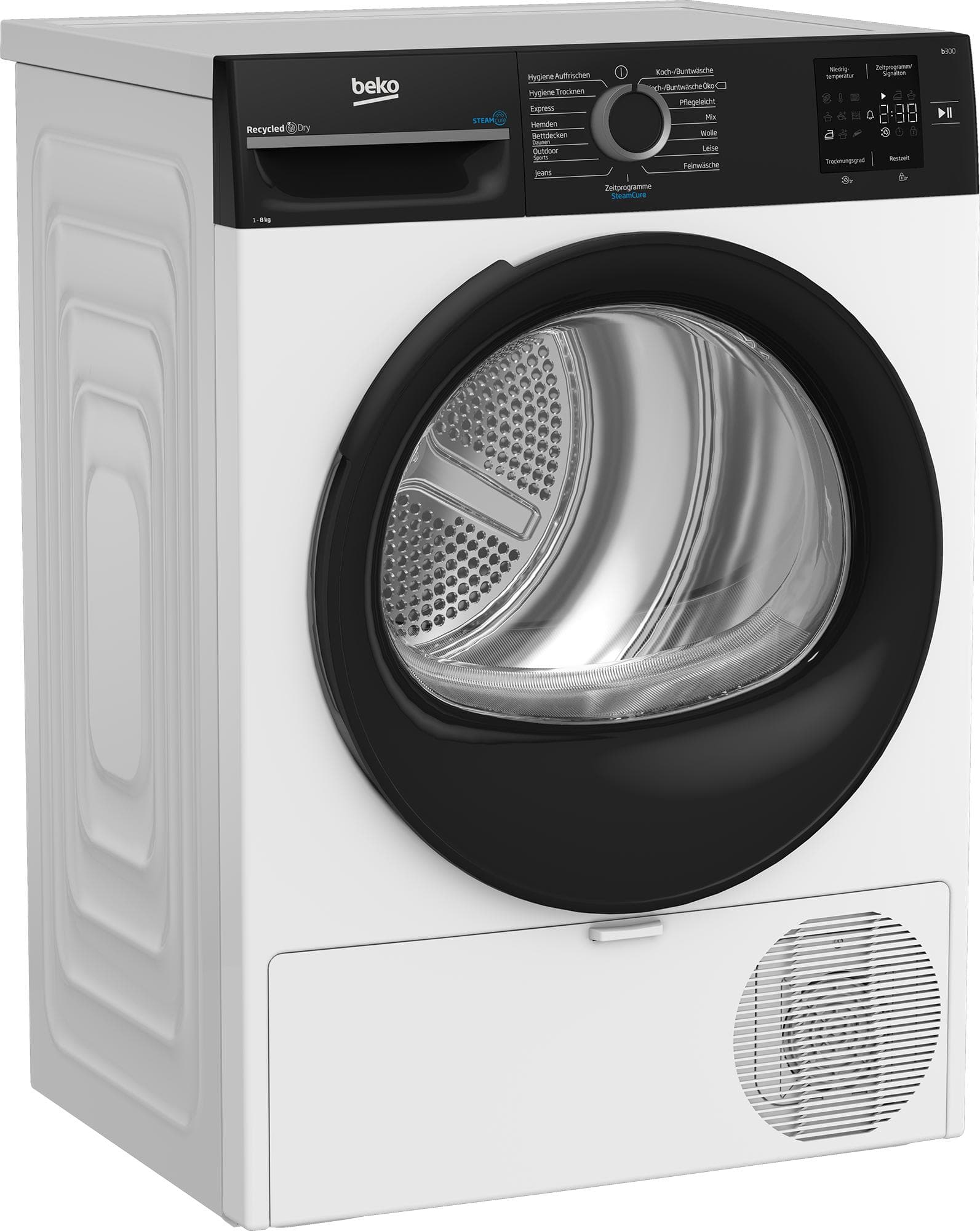 BEKO Wärmepumpentrockner BM3T38240W 8 kg Weiß