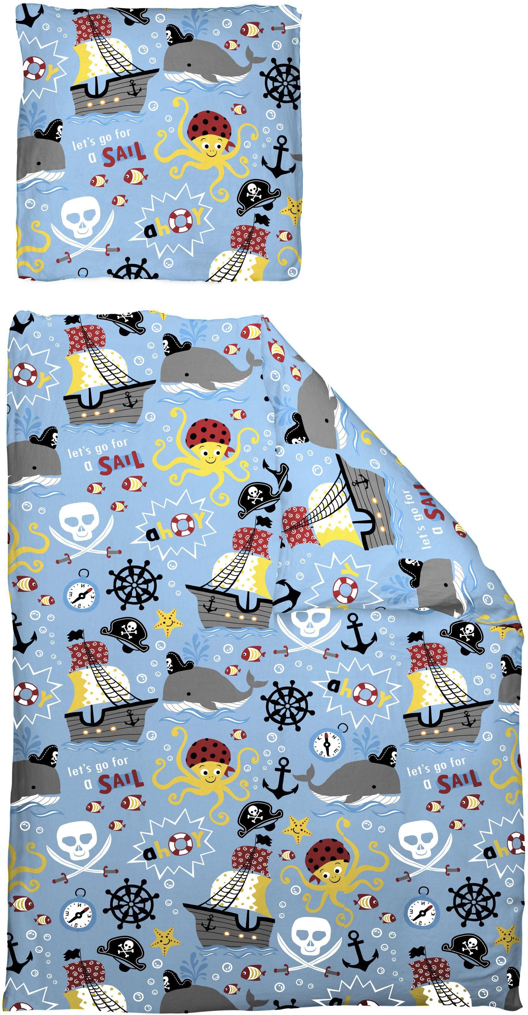 Adam Kinderbettwäsche Pirates - Nachhaltige Bio-Baumwolle für Mädchen