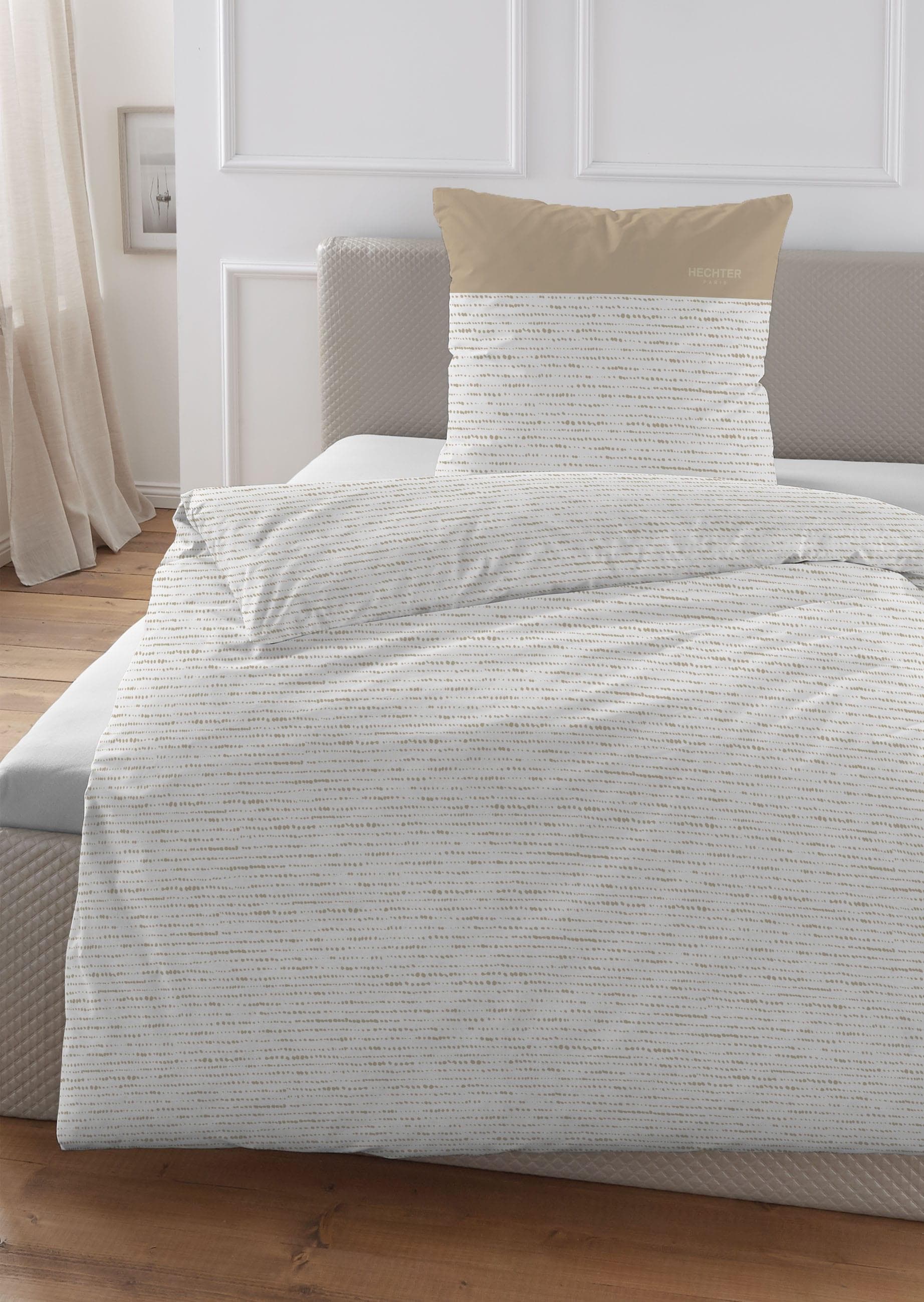 Wendebettwäsche HECHTER PARIS 0041307 Taupe 135x200cm