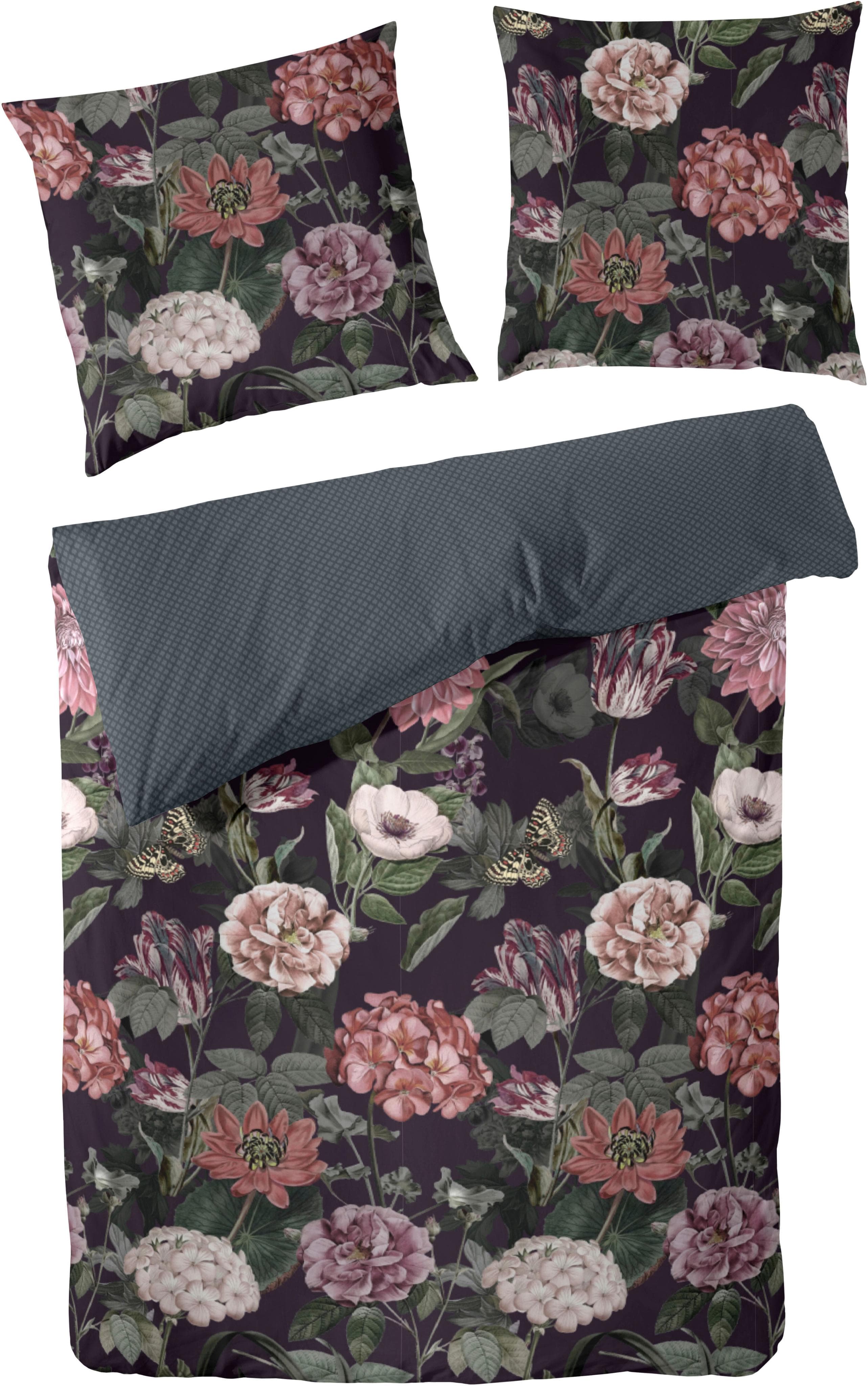 Primera Mako-Satin Bettwäsche Blümerant Bunt Blumenprint
