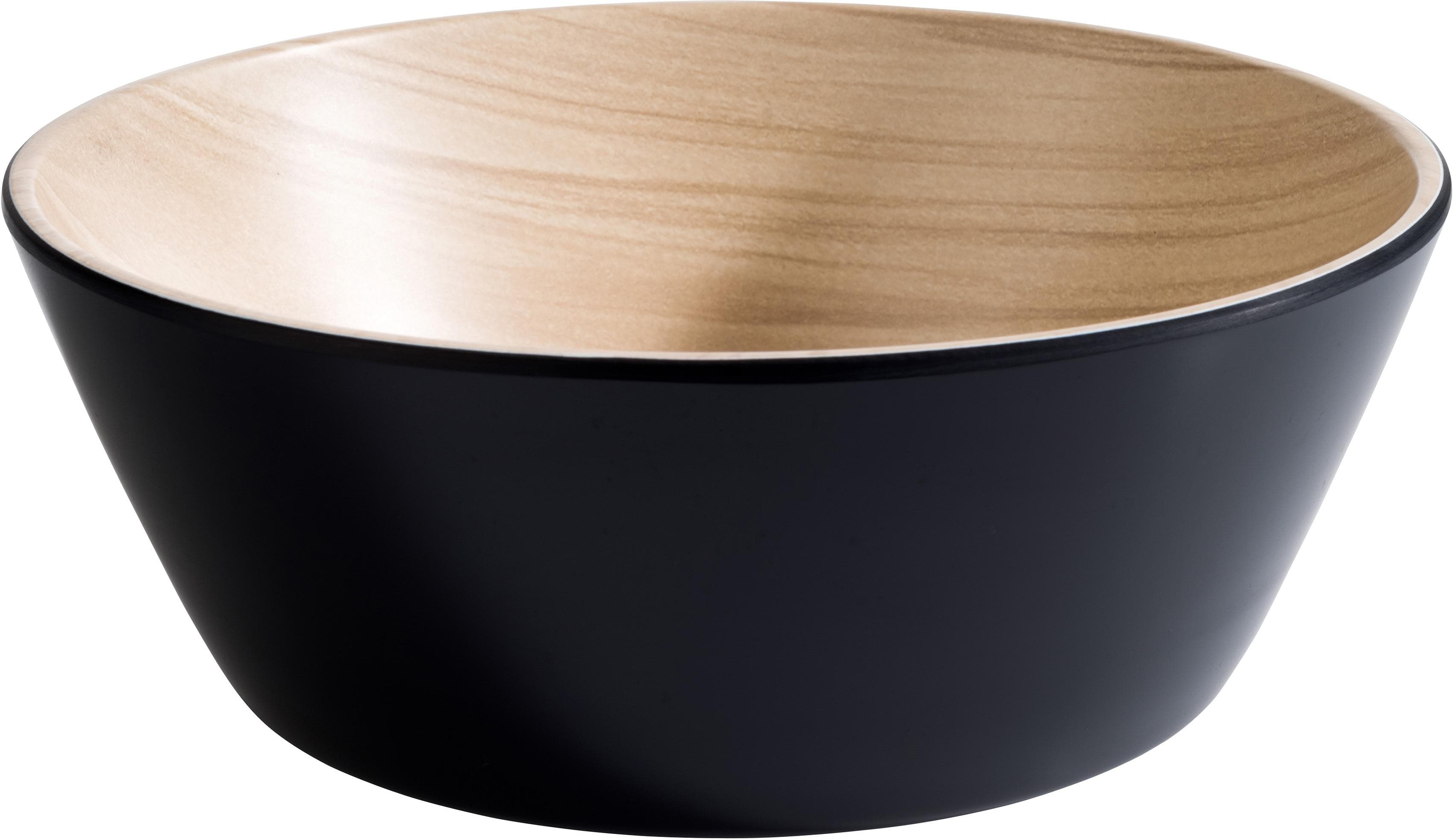 Schale Skandinavisch Schwarz Melamin 20cm