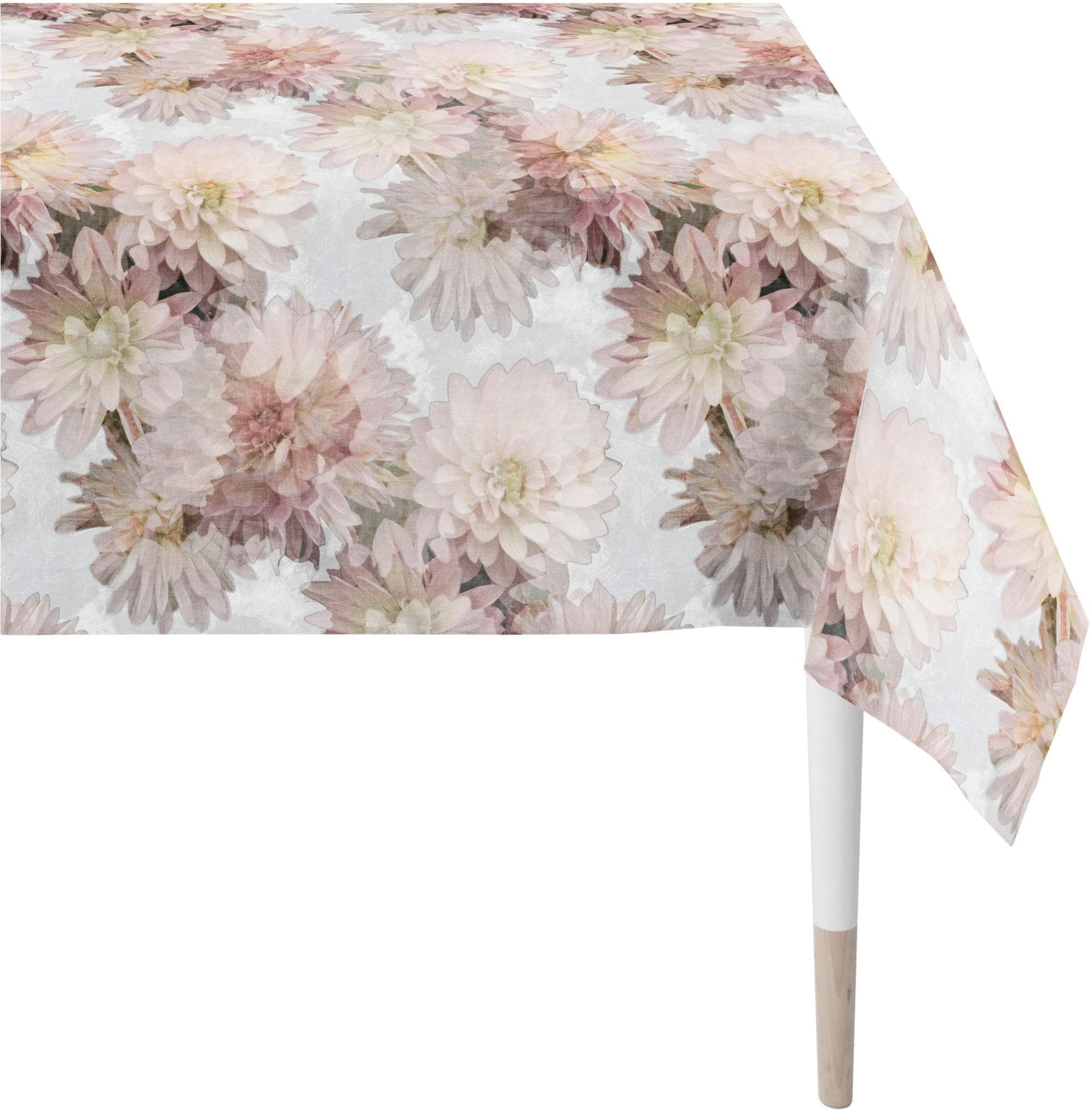 Tischdecke APELT "5452" Rosa Baumwolle 150x250cm