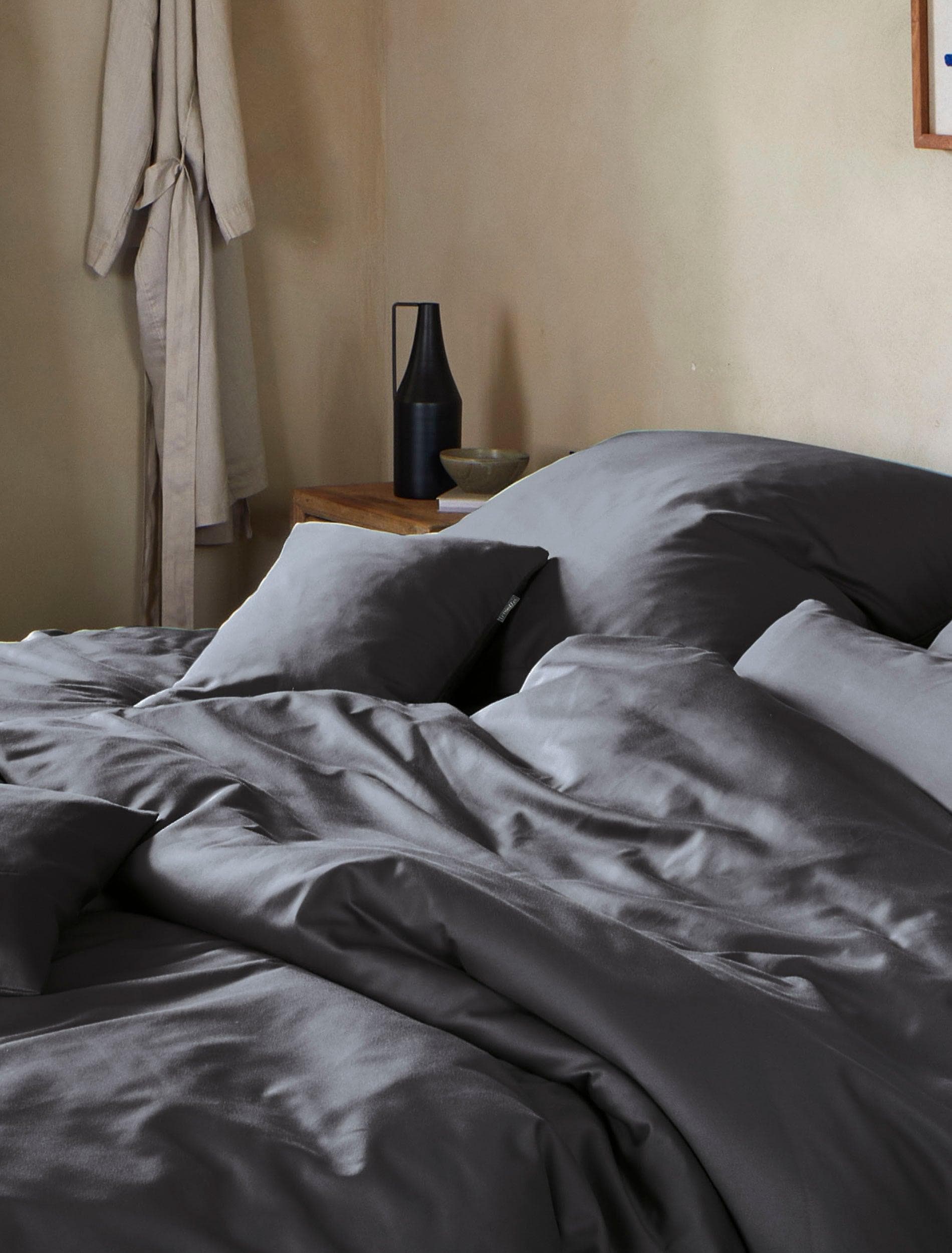 Irisette Premium Satin Bettwäsche Paris Grau 3-tlg.